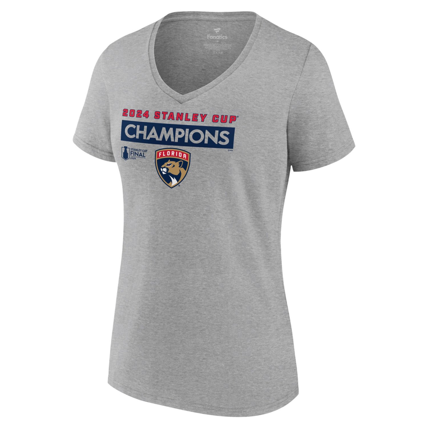Fanatics Florida Panthers 2024 Stanley Cup Champions Roster V-Neck T-Shirt - view number 2