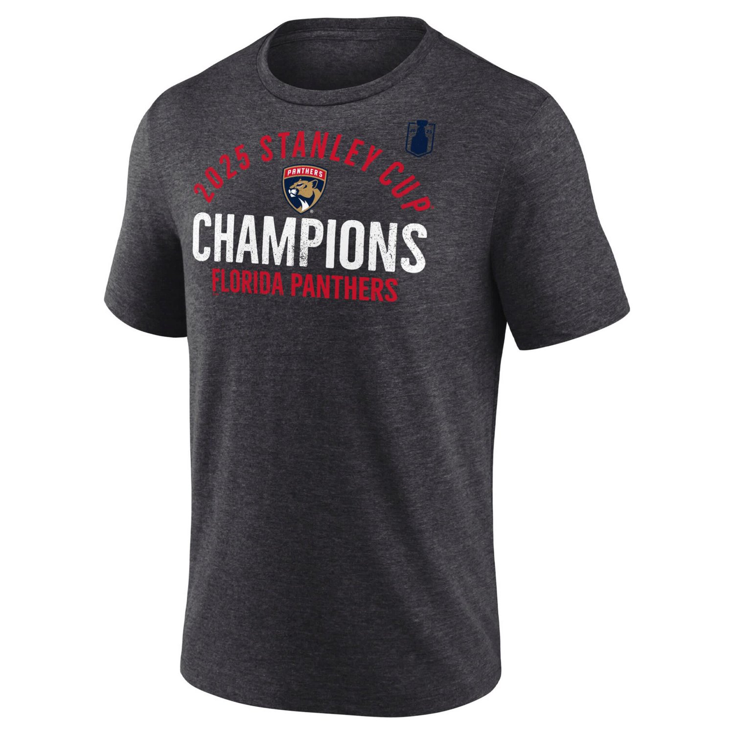 Fanatics Florida Panthers 2025 Stanley Cup Champions Rush Tri-Blend T-Shirt - view number 2