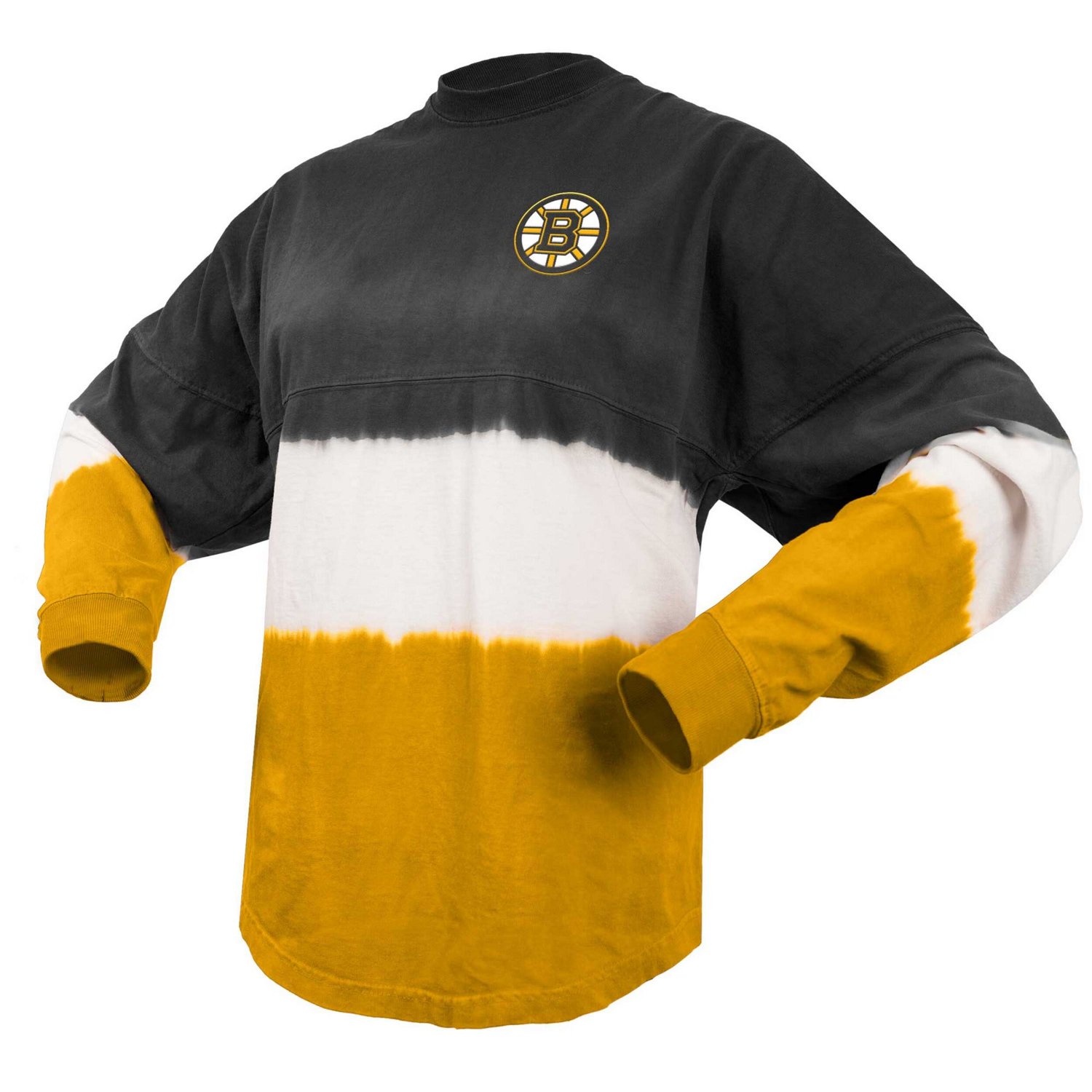 Fanatics Gold Boston Bruins Ombre Long Sleeve T-Shirt - view number 2