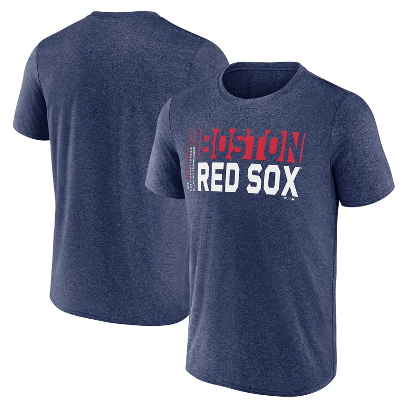 Fanatics Heather Boston Red Sox Fundamentals Shoot For The Sky T-Shirt-image