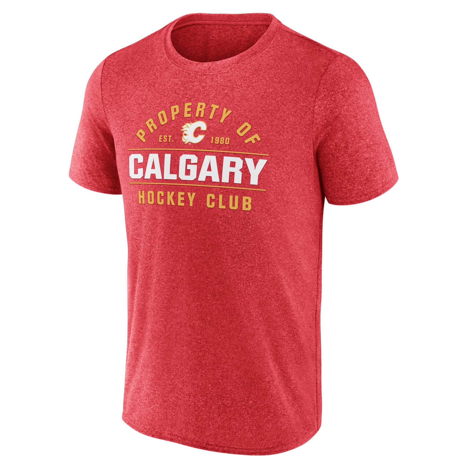 Fanatics Heather Calgary Flames Property Of T-Shirt - view number 2
