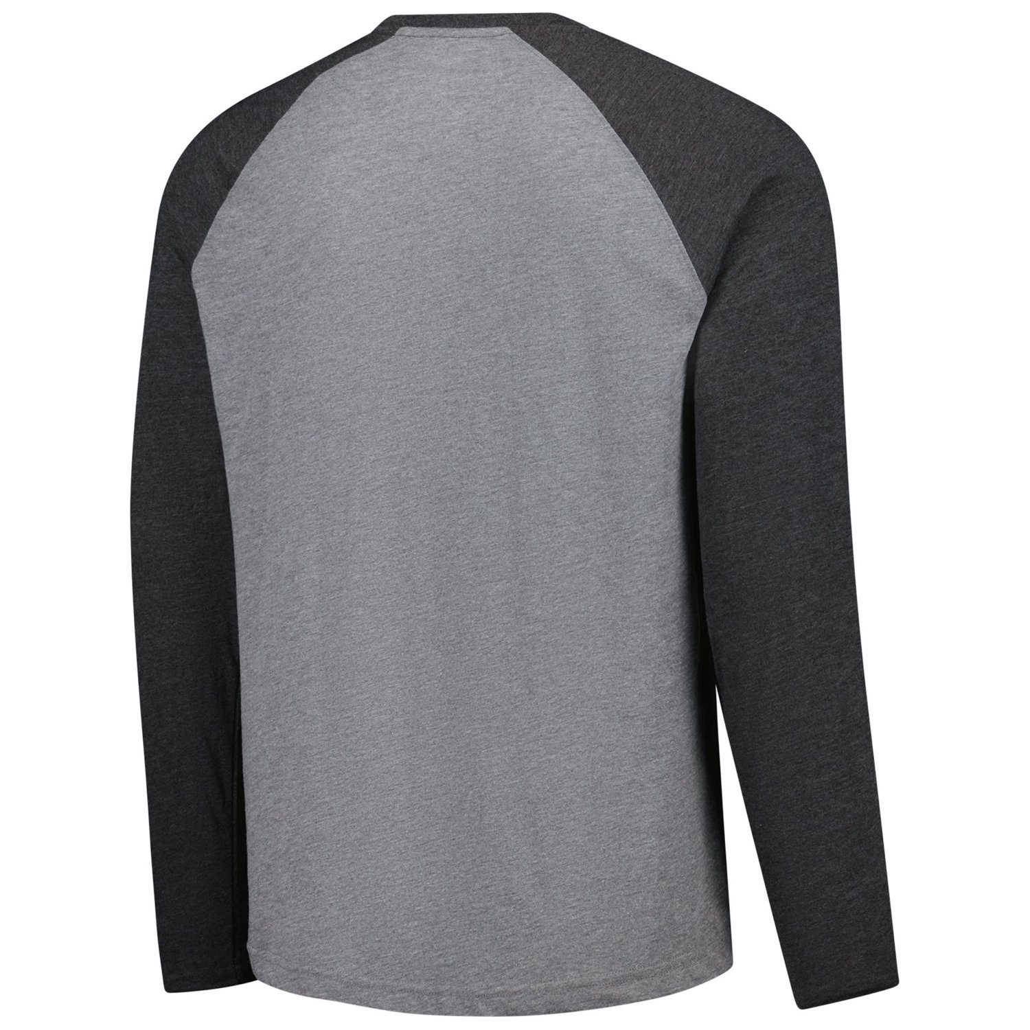 Fanatics Heather Charcoal San Diego Padres Weathered Logo Tri-Blend Raglan Long Sleeve T-Shirt