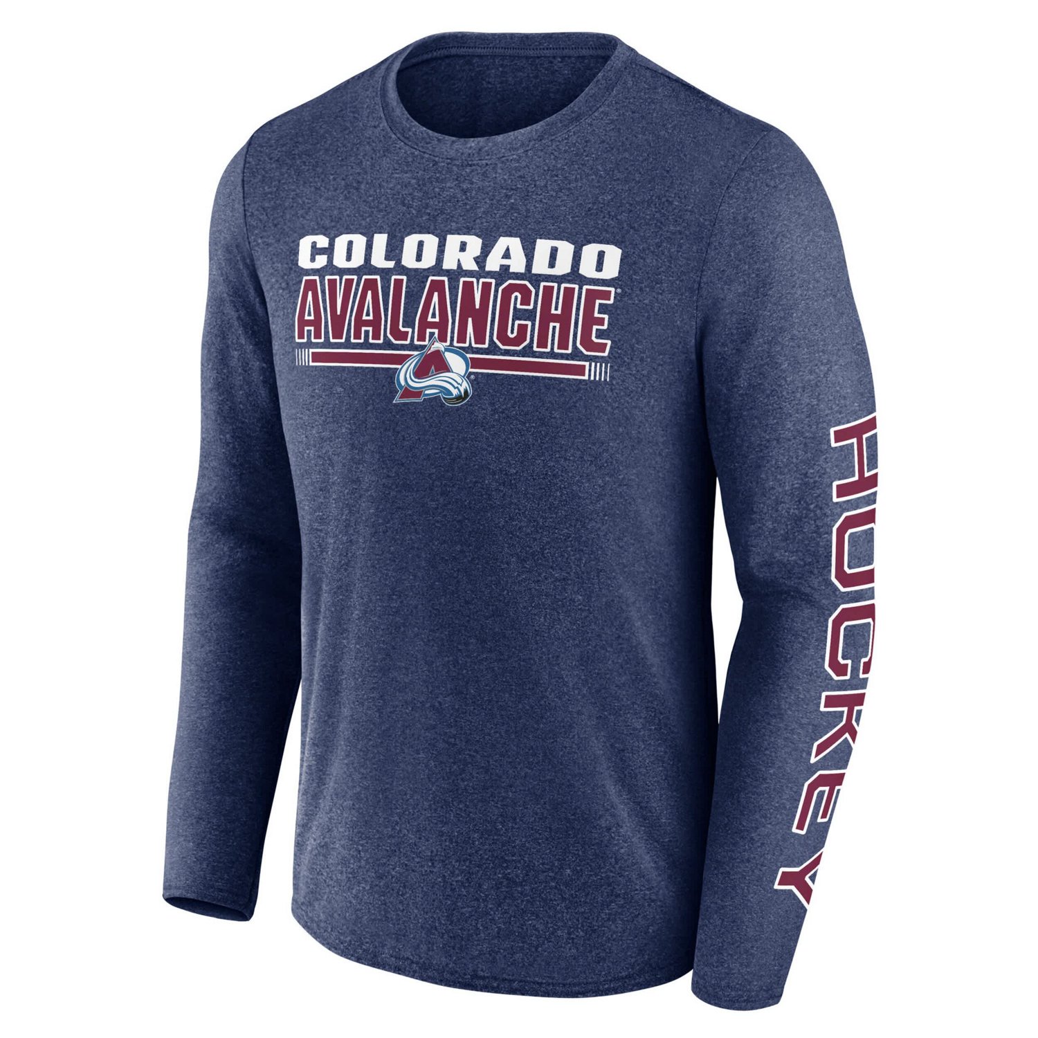 Fanatics Heather Colorado Avalanche Sweep Iconic Synthetic Long Sleeve T-Shirt - view number 2