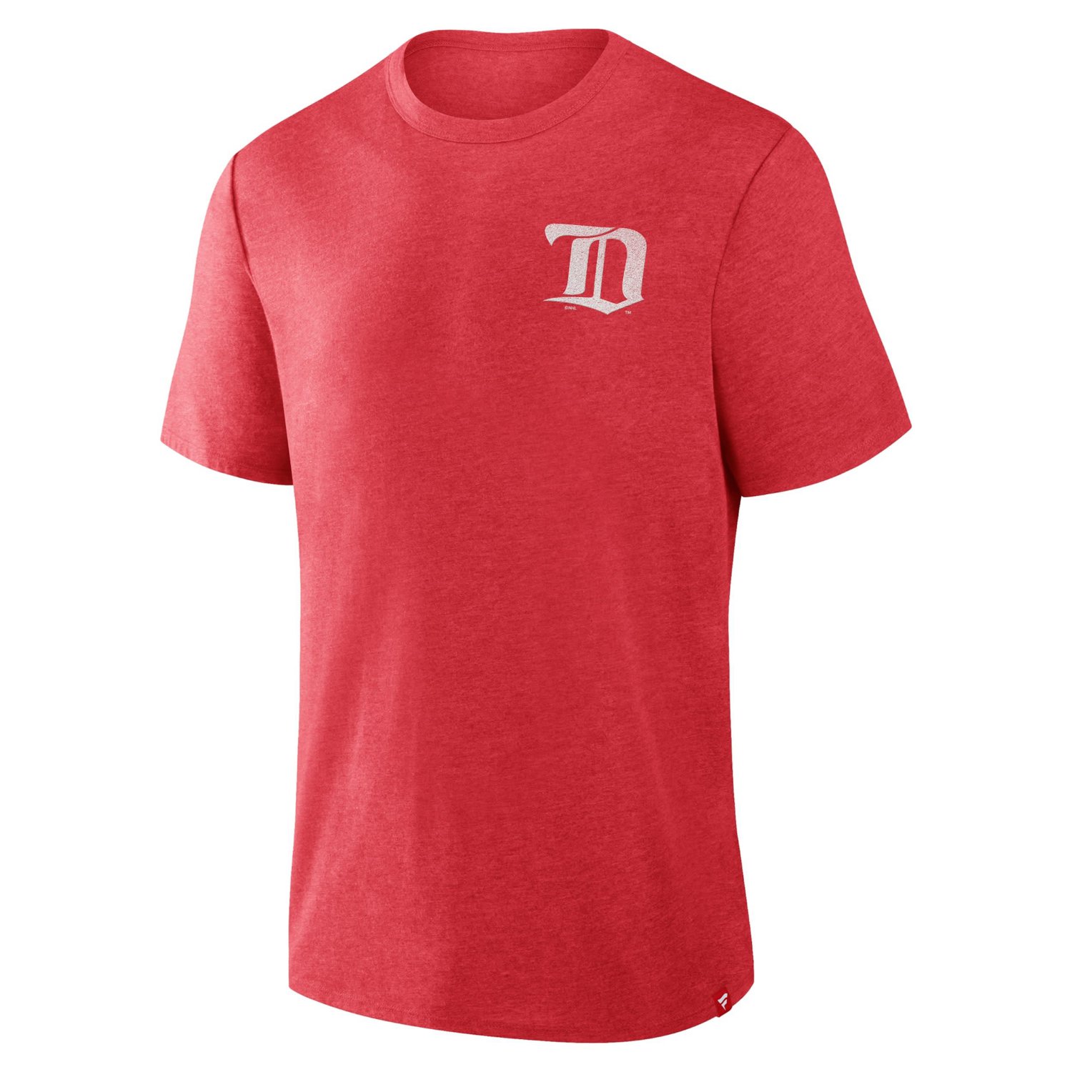 Fanatics Heather Detroit Wings Fan Lanes Tri-Blend T-Shirt - view number 2