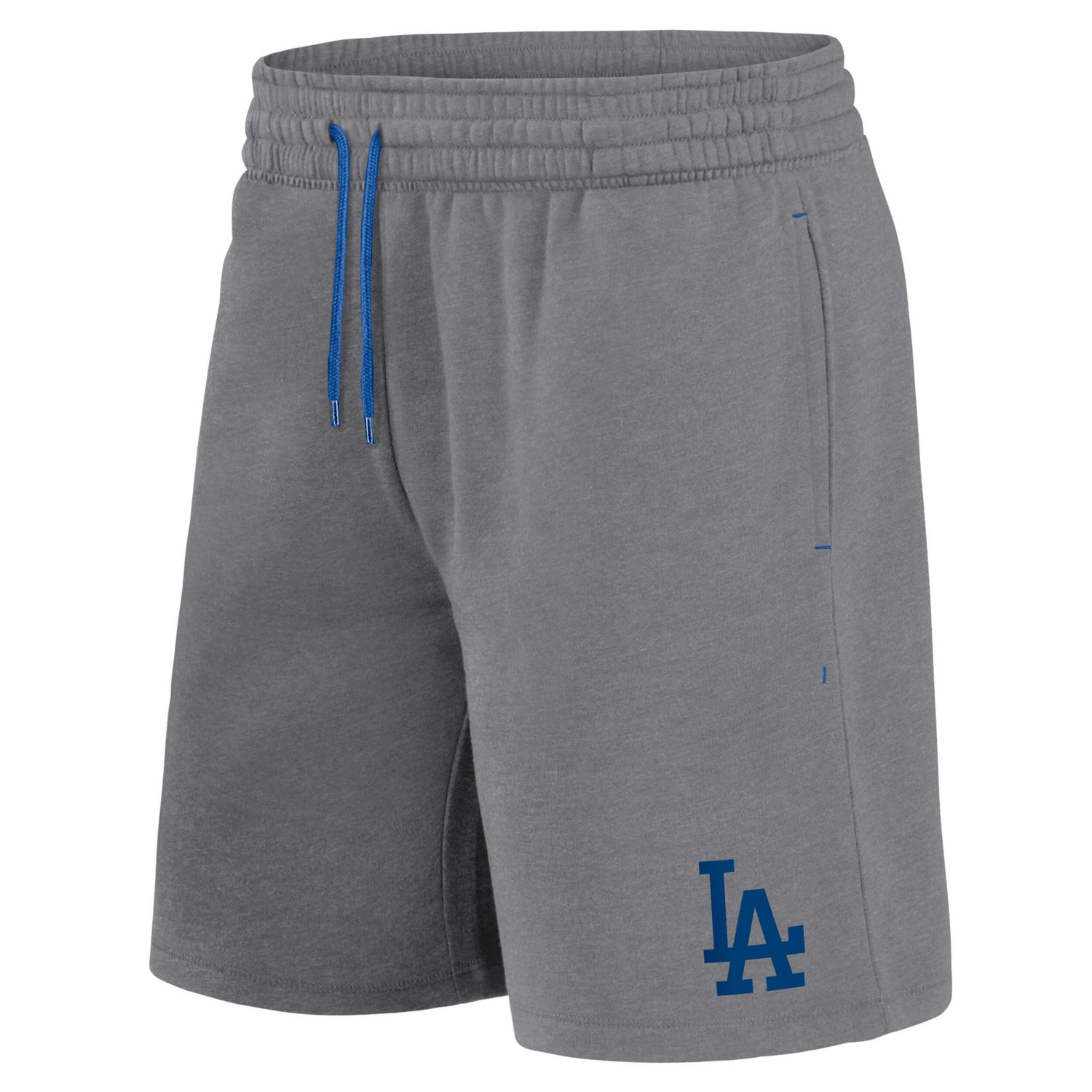 Fanatics Heather Gray Los Angeles Dodgers Arch T-Shirt  Shorts Combo Set - view number 4