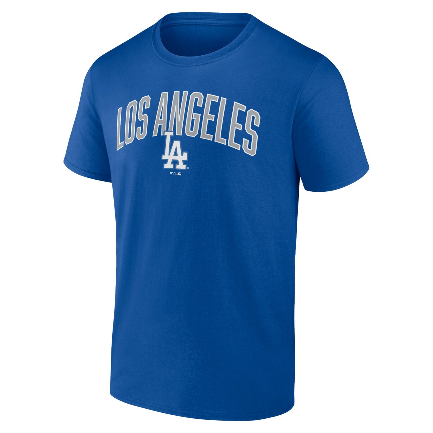 Fanatics Heather Gray Los Angeles Dodgers Arch T-Shirt  Shorts Combo Set - view number 2