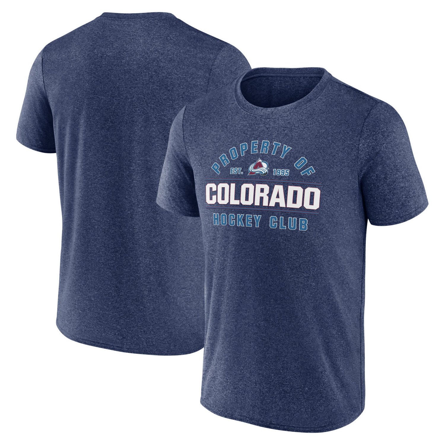 Fanatics Heather Colorado Avalanche Property Of T-Shirt