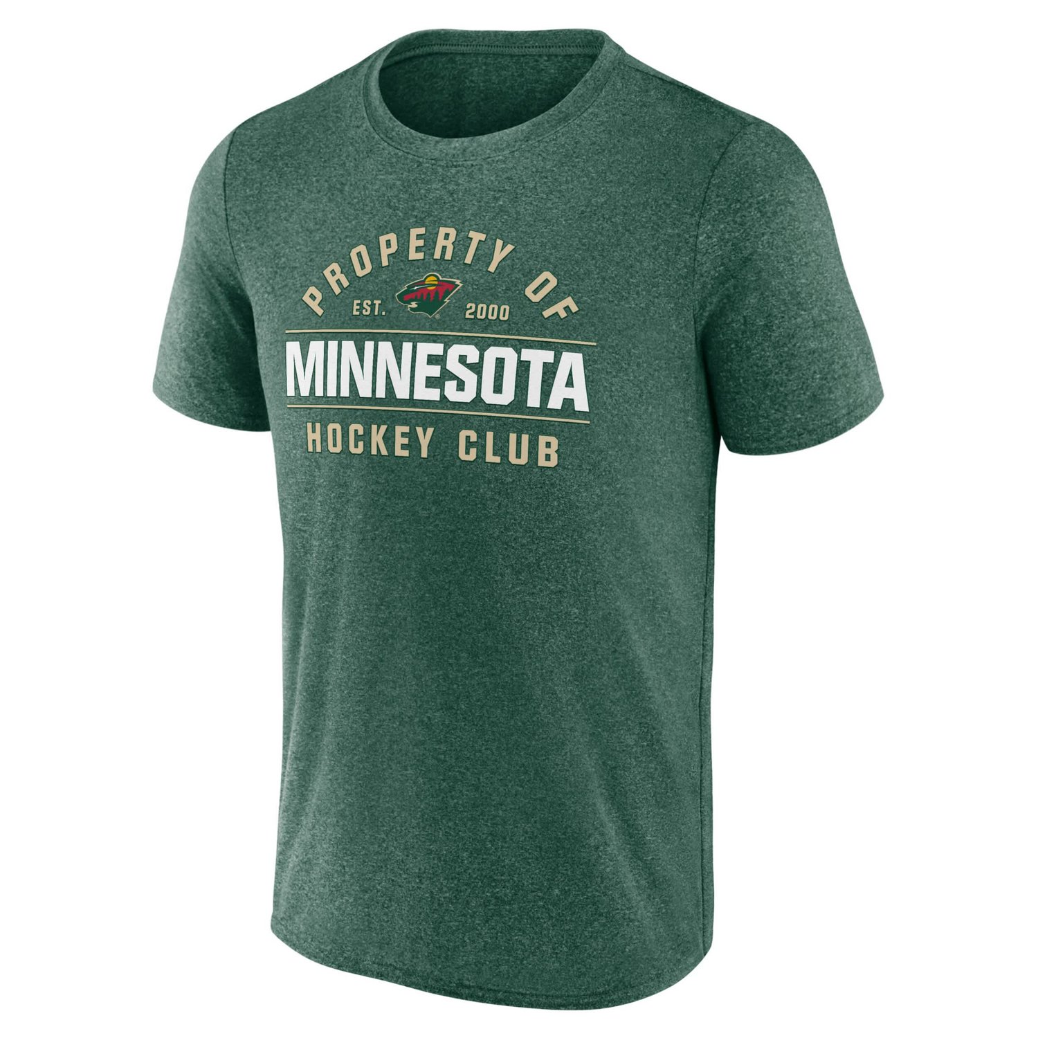 Fanatics Heather Minnesota Wild Property Of T-Shirt
