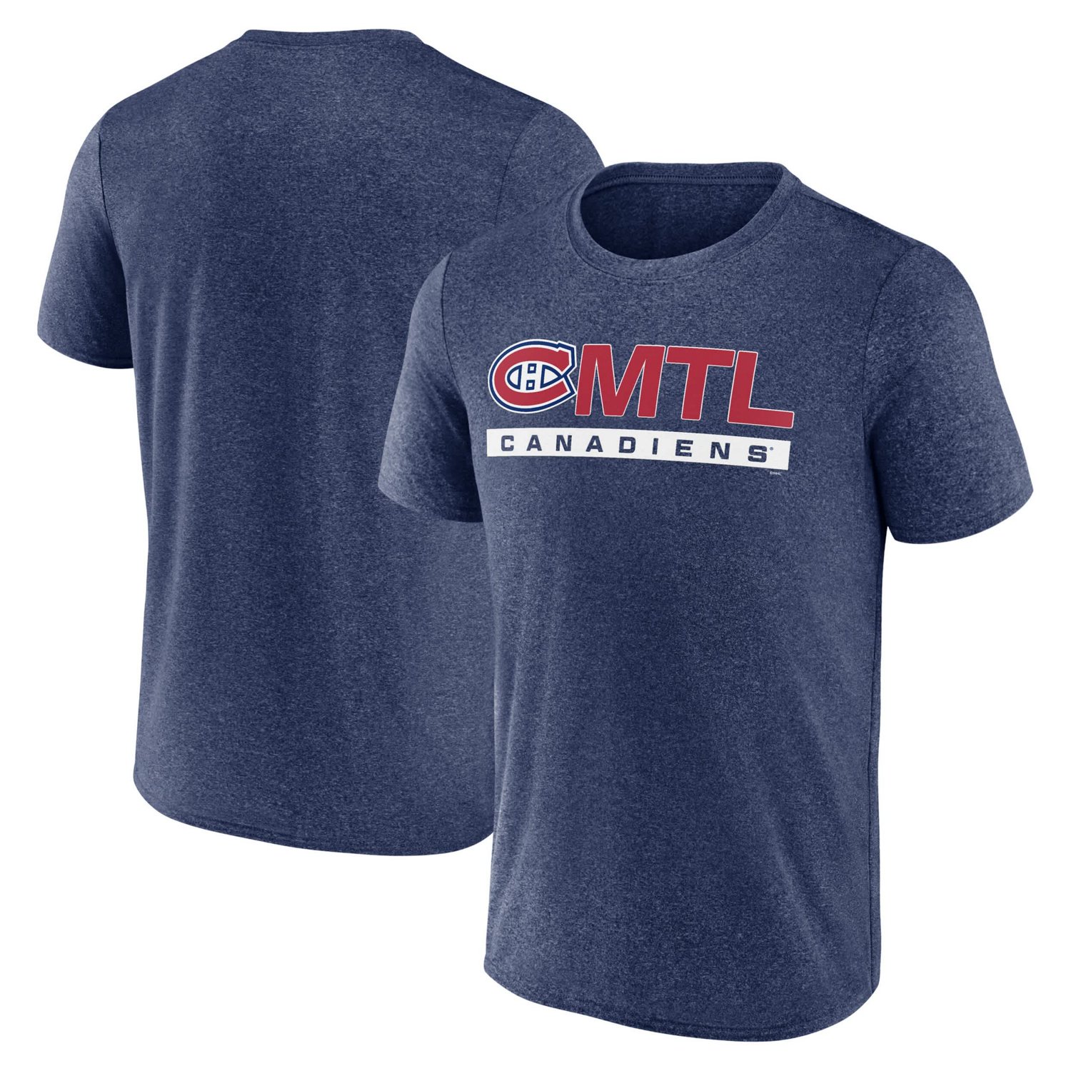 Fanatics Heather Montreal Canadiens Playmaker T-Shirt                                                                            - view number 1