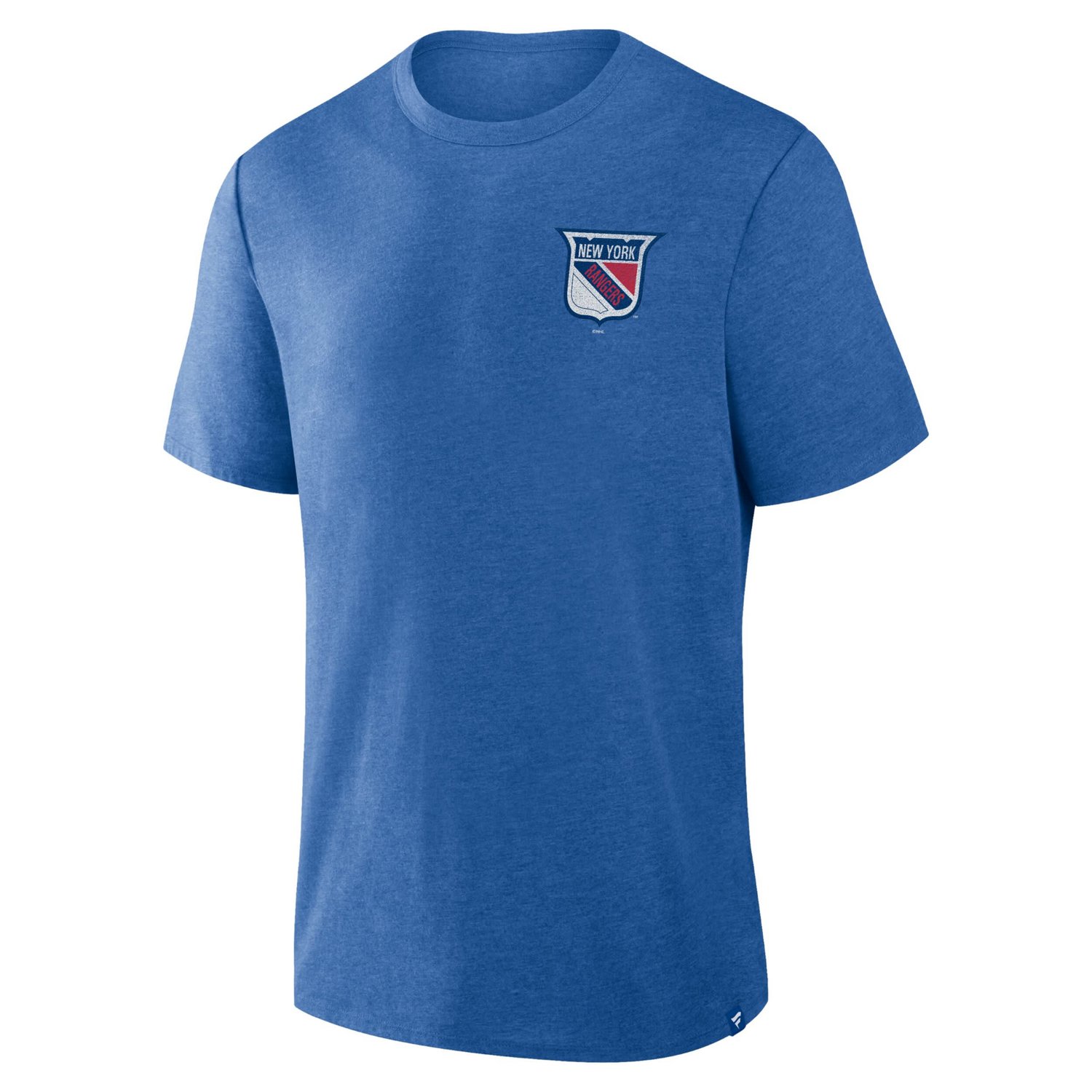 Fanatics Heather New York Rangers Fan Lanes Tri-Blend T-Shirt - view number 2