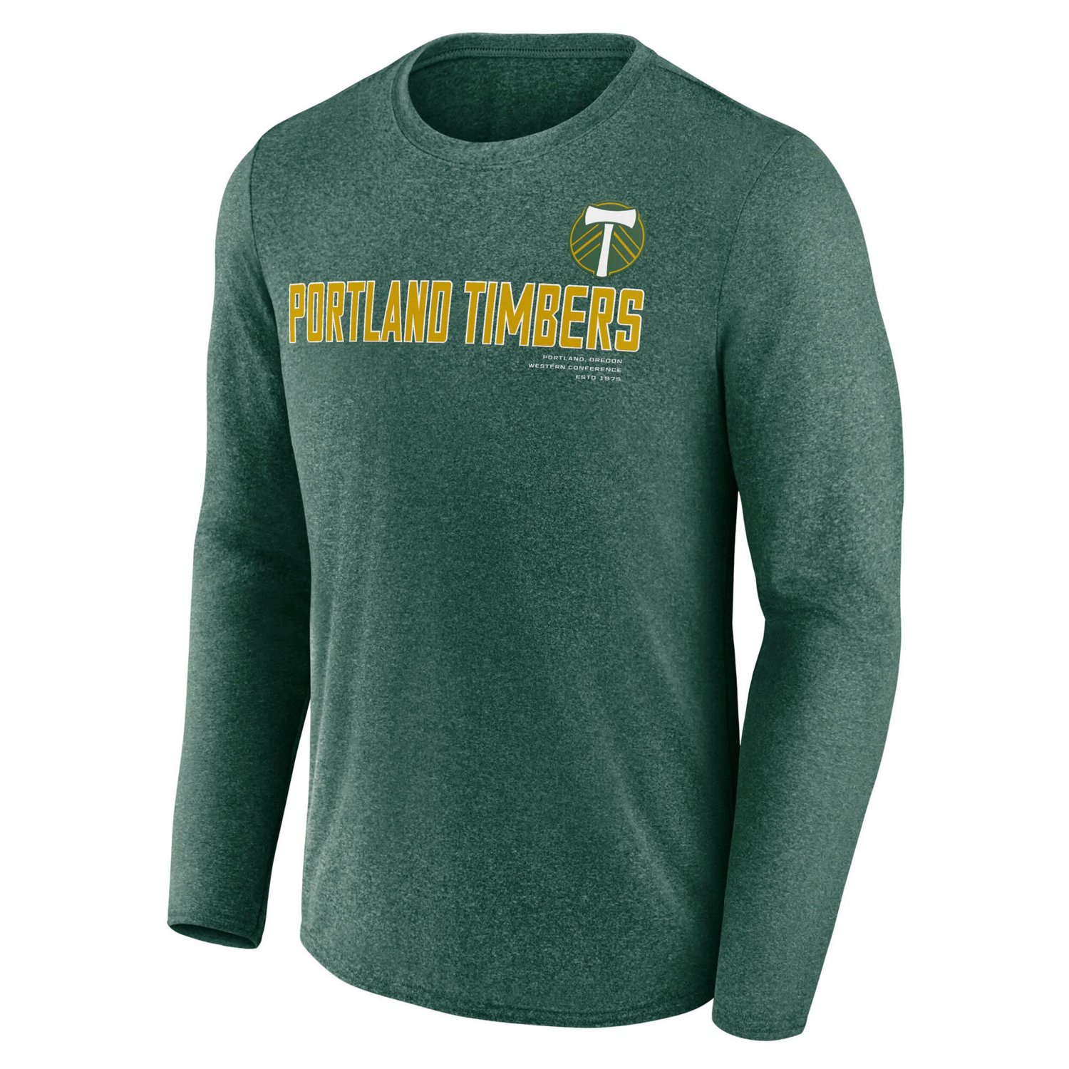 Fanatics Heather Portland Timbers Goal Line Long Sleeve T-Shirt - view number 2