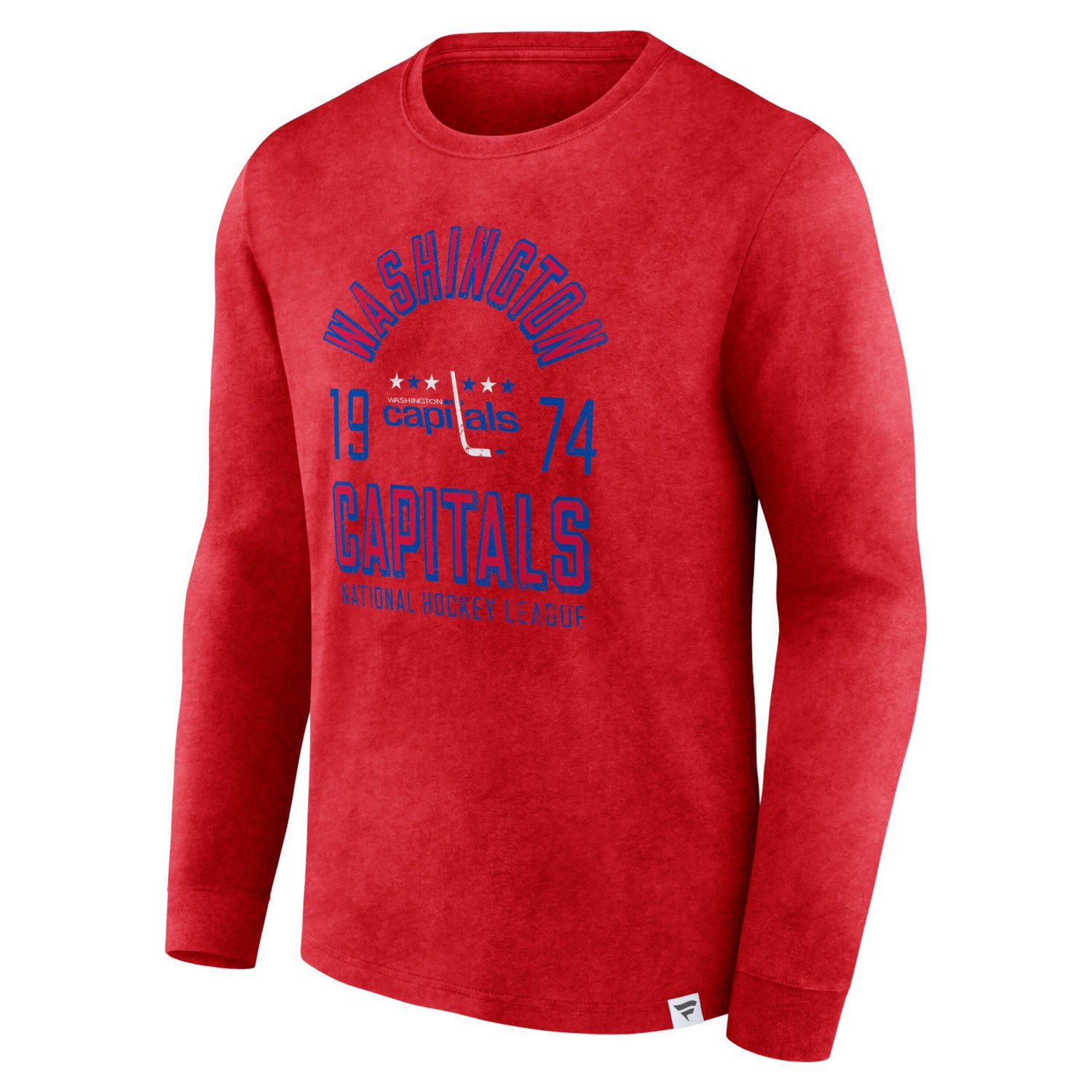 Fanatics Heather Washington Capitals Keep The Zone Long Sleeve T-Shirt