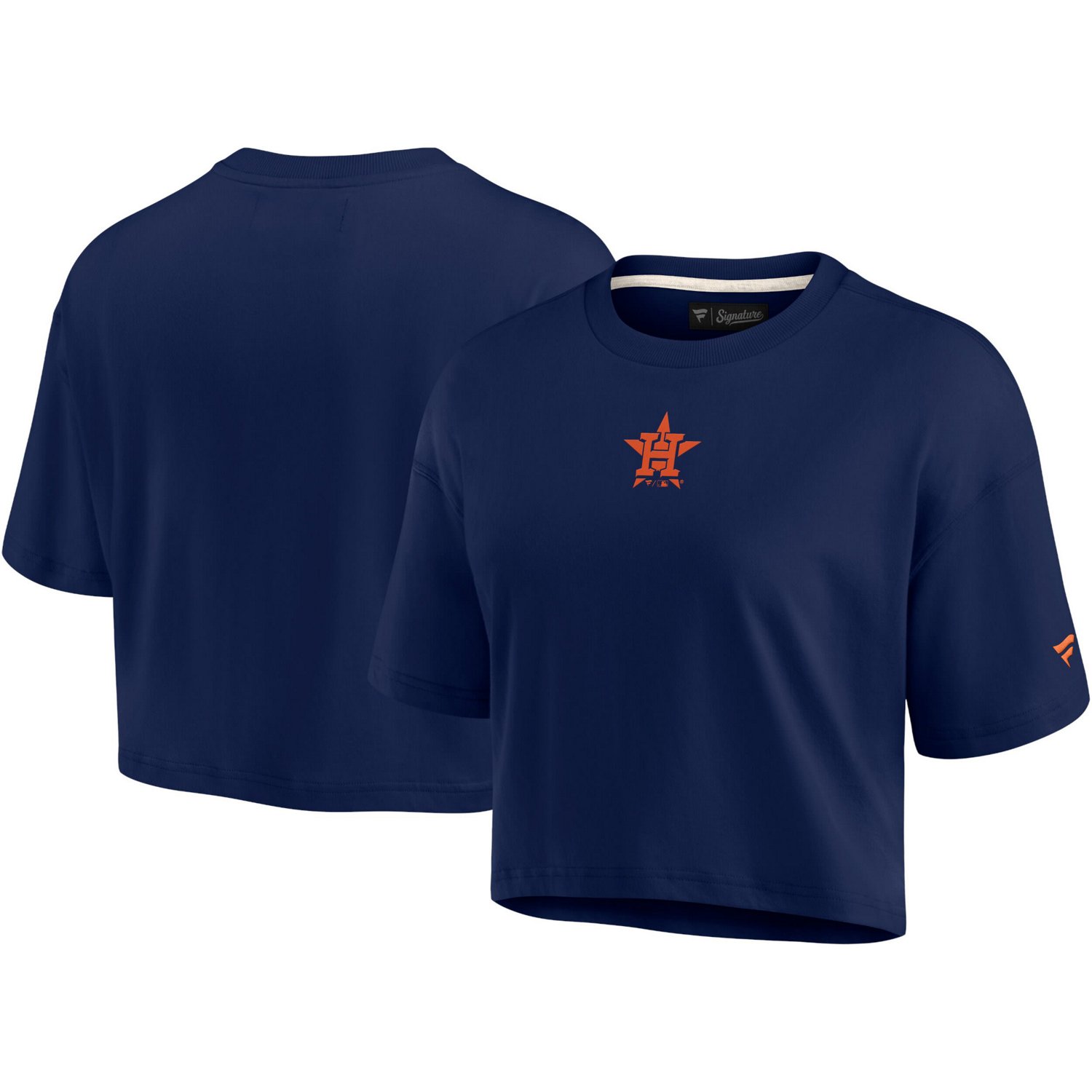 Fanatics Houston Astros Elements Super Soft Boxy Cropped T-Shirt