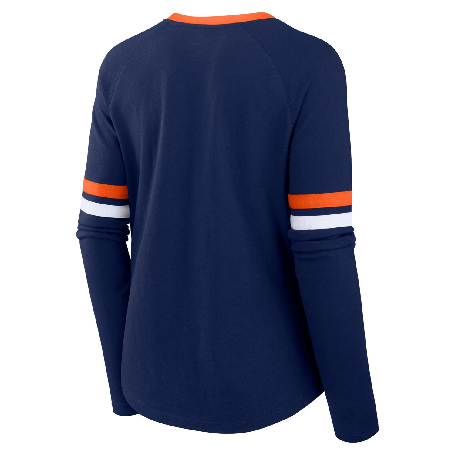 Fanatics Houston Astros Won  Done Raglan Lace-Up Long Sleeve T-Shirt
