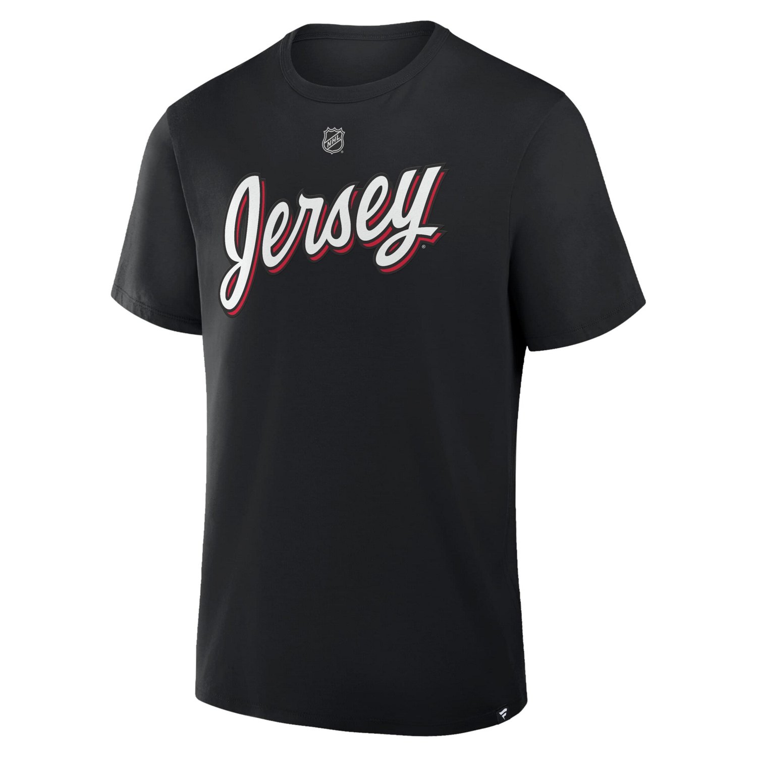 Fanatics Jack Hughes New Jersey Devils Authentic Stack Name  Number T-Shirt - view number 2