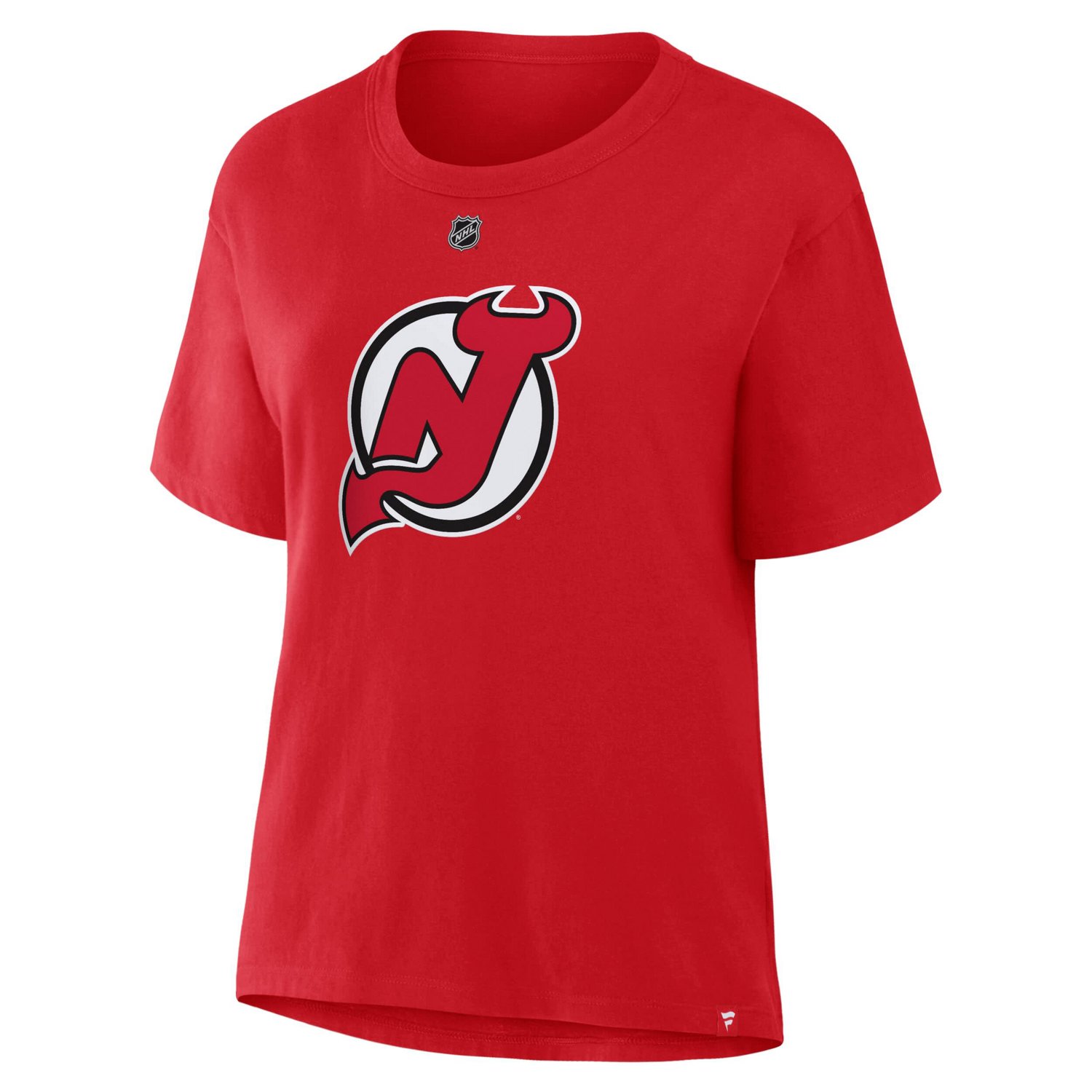 Fanatics Jack Hughes New Jersey Devils Authentic Stack Name  Number T-Shirt - view number 2