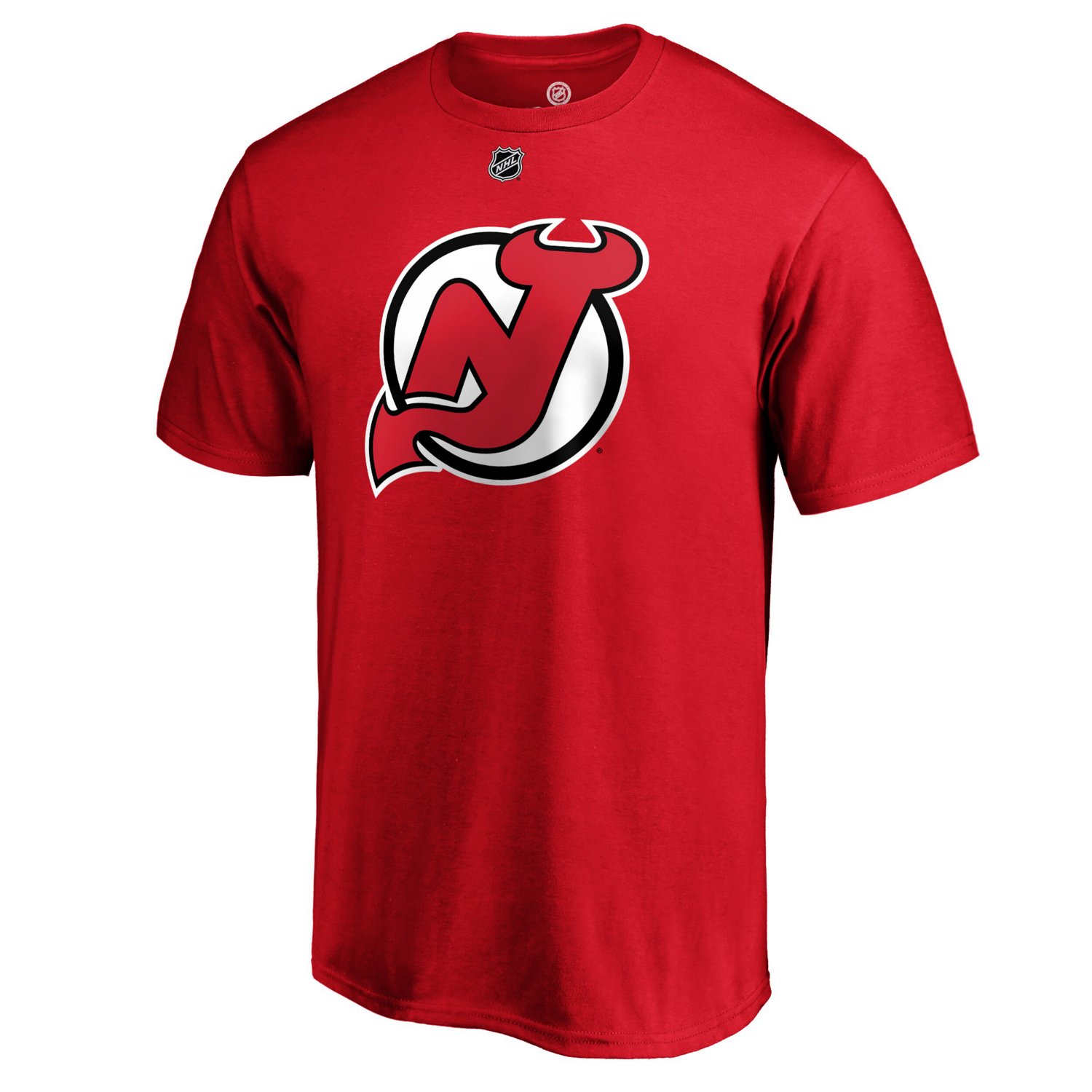 Fanatics Jack Hughes New Jersey Devils Authentic Stack Name  Number T-Shirt                                                      - view number 2