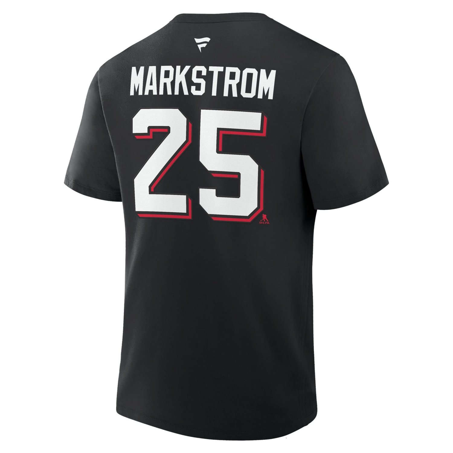 Fanatics Jacob Markstrom New Jersey Devils Authentic Stack Name  Number T-Shirt - view number 3