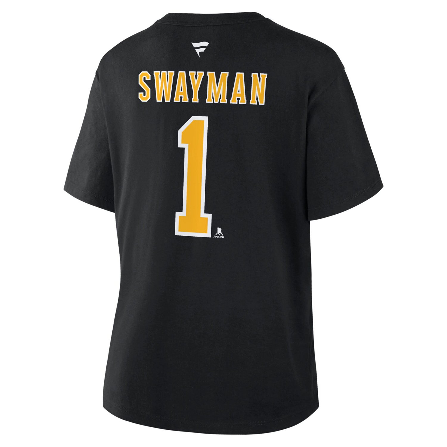 Fanatics Jeremy Swayman Boston Bruins Authentic Stack Name  Number T-Shirt - view number 3