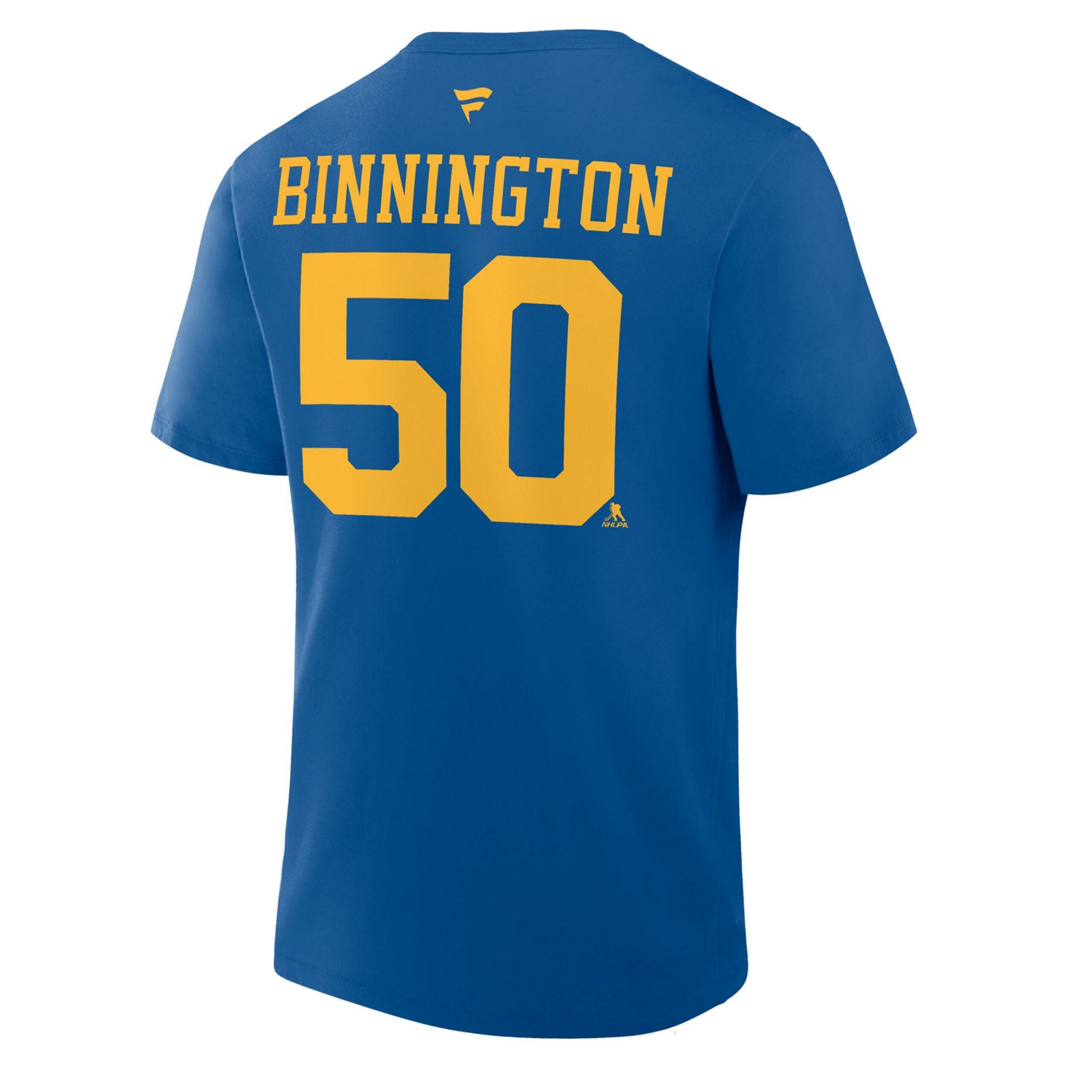 Fanatics Jordan Binnington St Louis s Authentic Stack Name  Number T-Shirt - view number 3
