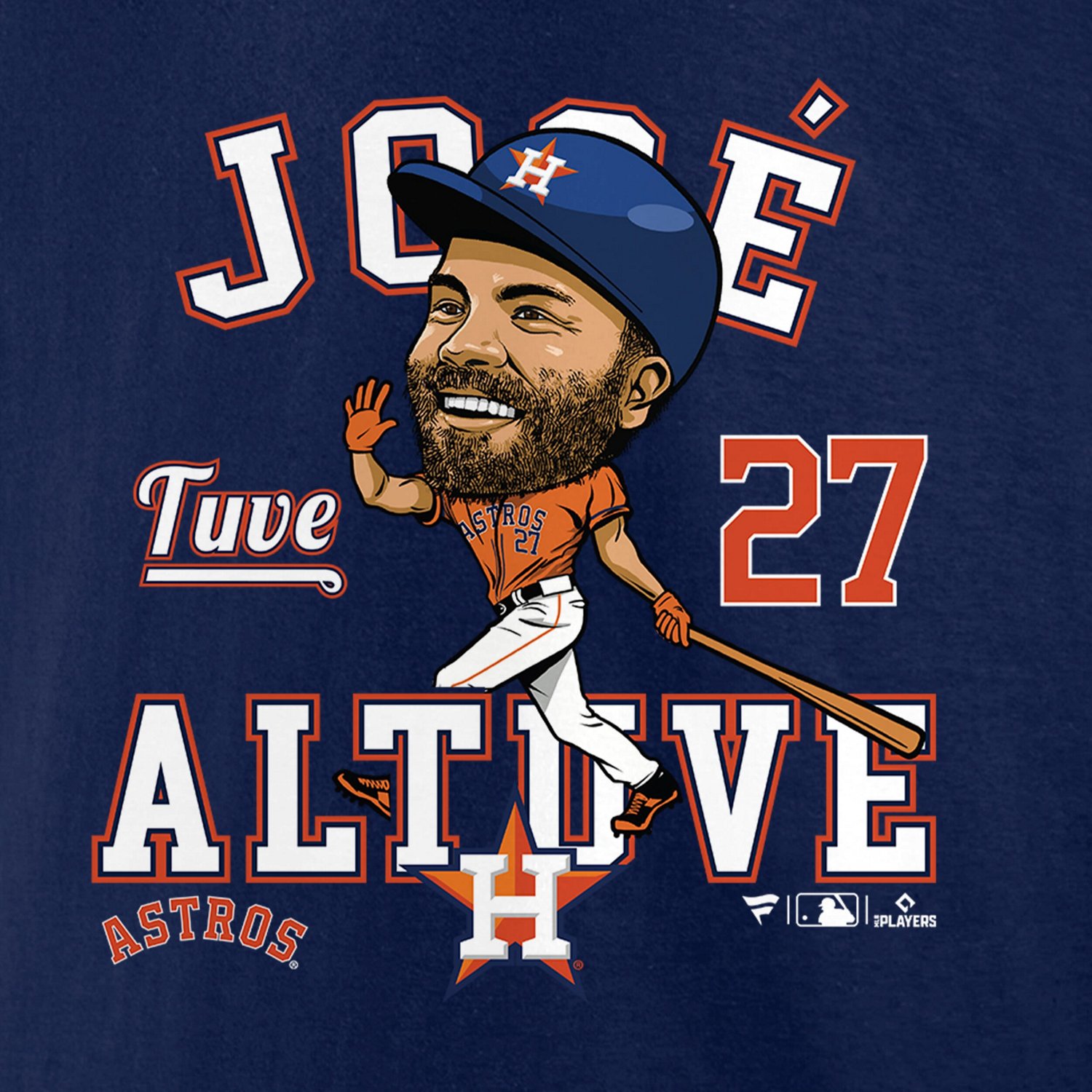 Fanatics Jose Altuve Houston Astros Hometown Caricature T-Shirt
