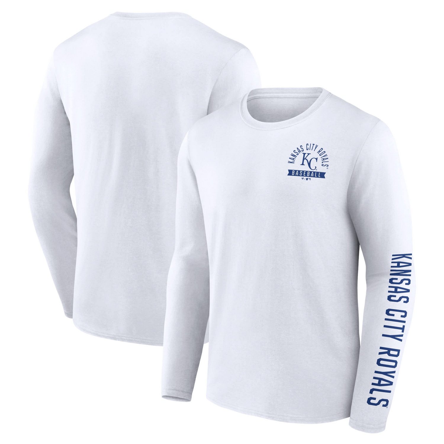 Fanatics Kansas City Royals Press Box Long Sleeve T-Shirt