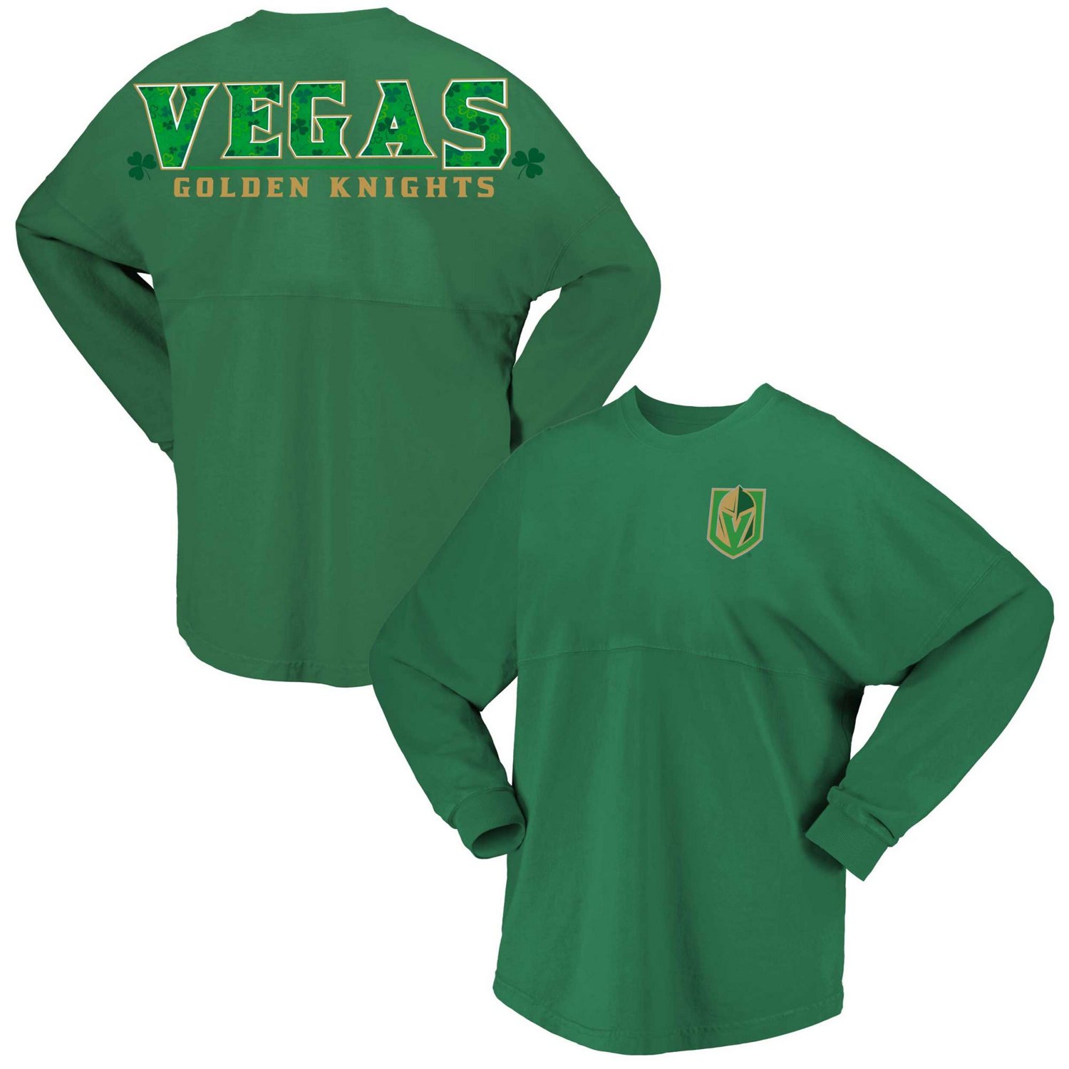Fanatics Kelly Vegas Golden Knights St Patrick's Day Spirit Jersey T-Shirt