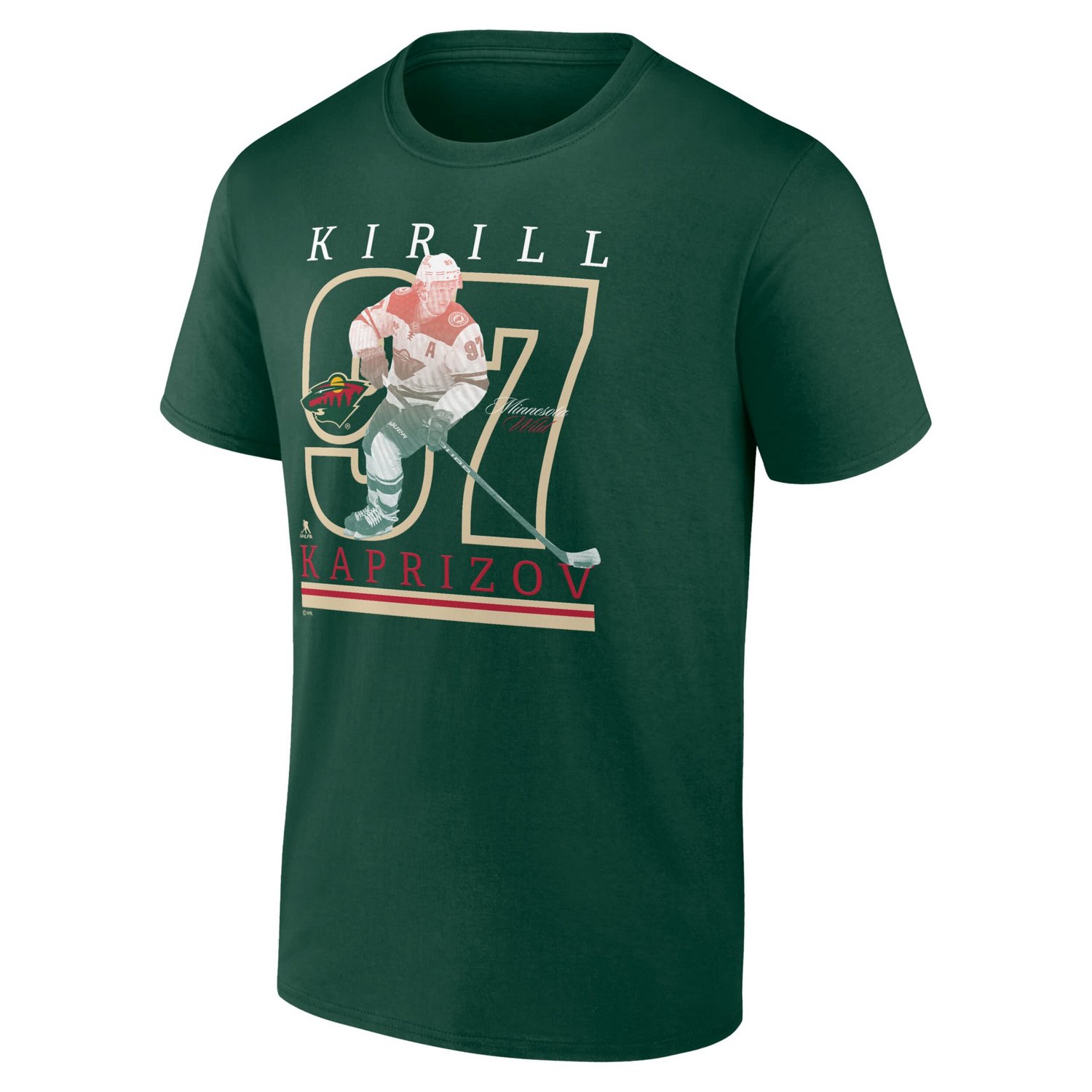 Fanatics Kirill Kaprizov Dark Minnesota Wild Player T-Shirt - view number 2