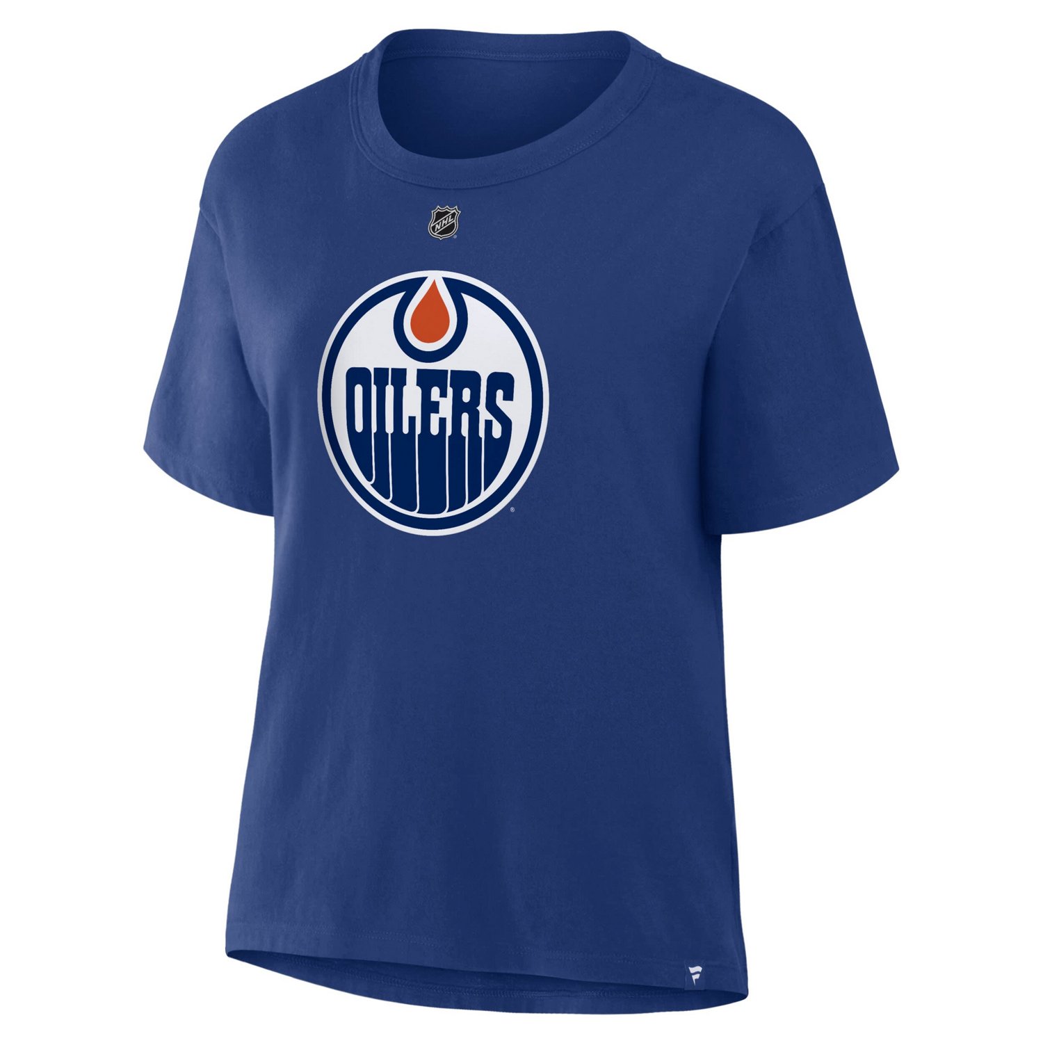 Fanatics Leon Draisaitl Edmonton Oilers Authentic Stack Name  Number T-Shirt - view number 2