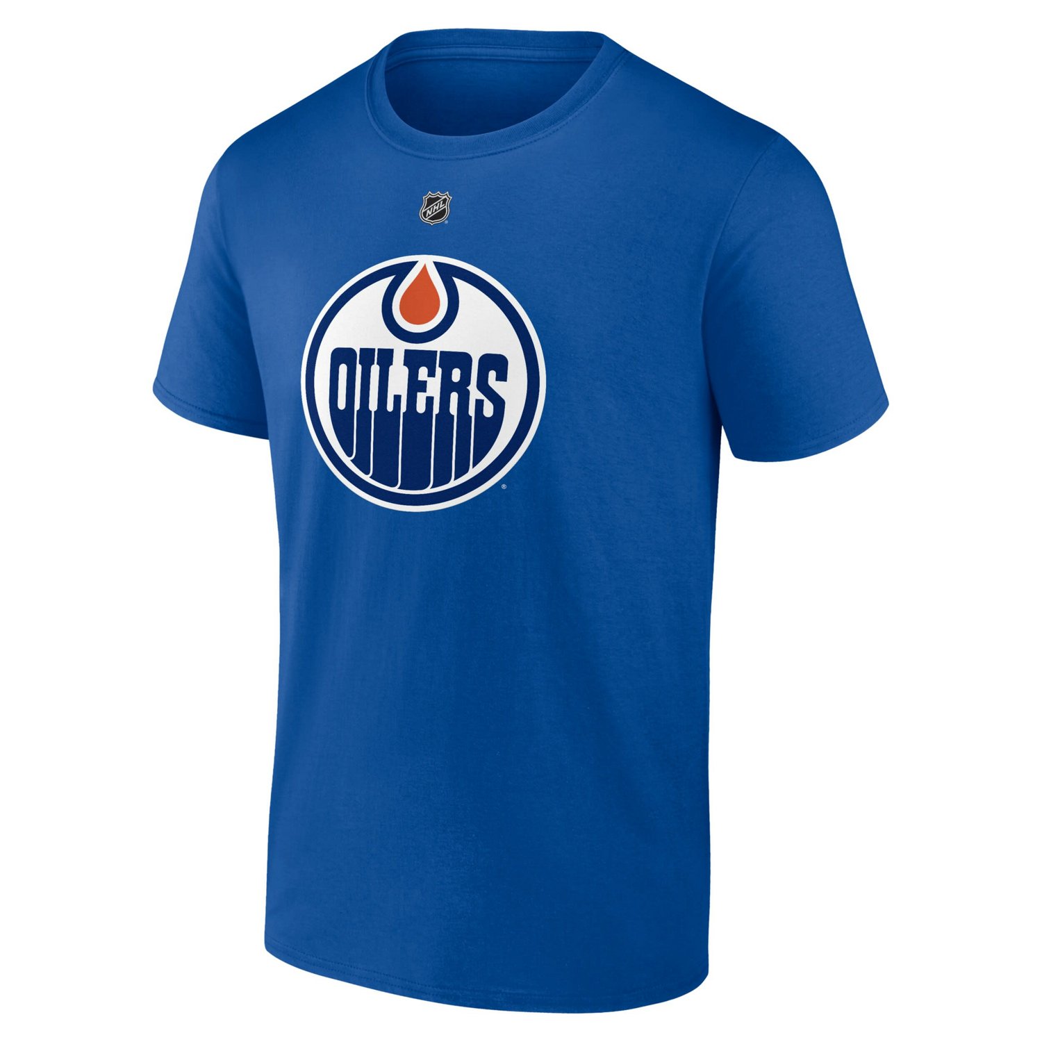 Fanatics Leon Draisaitl Edmonton Oilers Authentic Stack Name  Number T-Shirt - view number 2