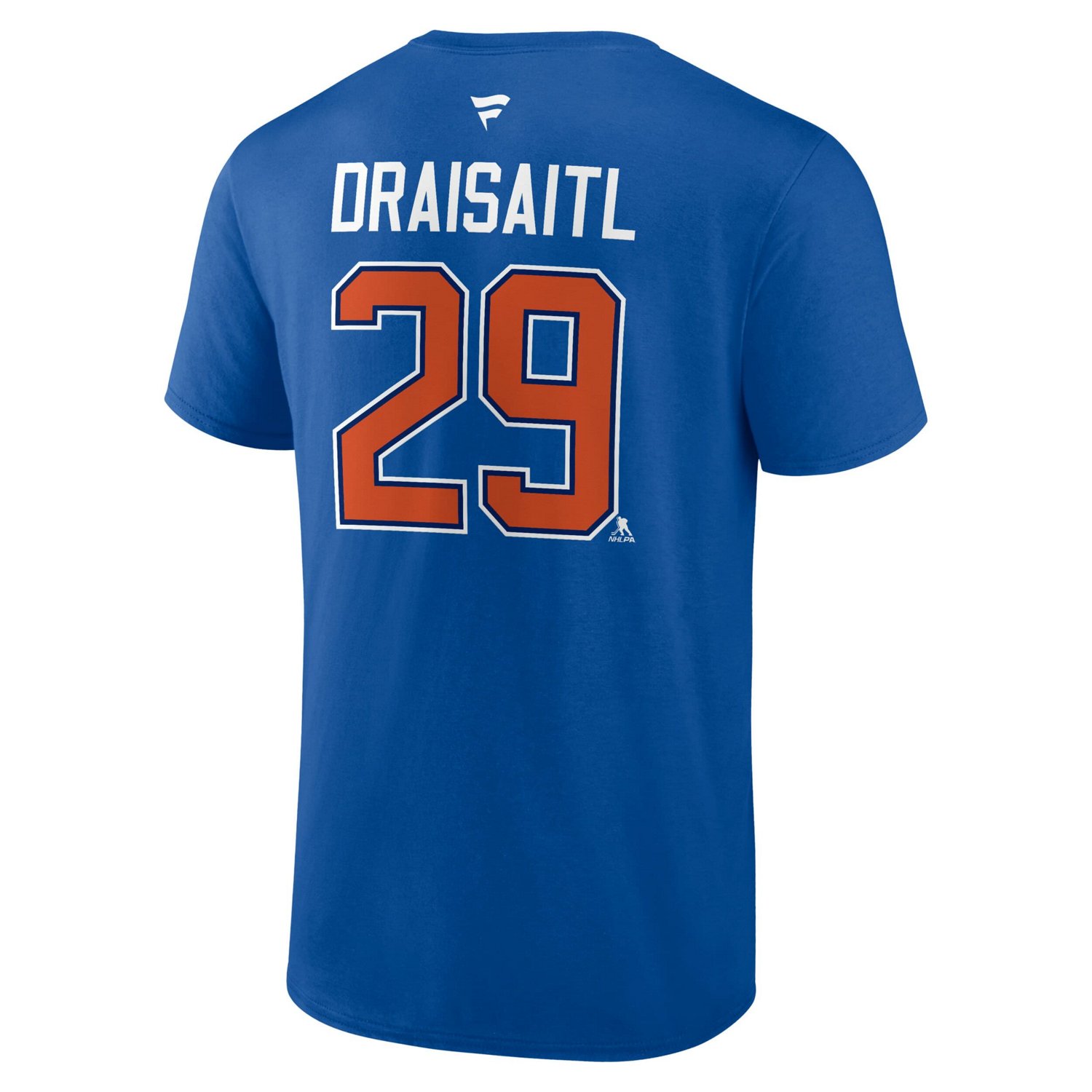 Fanatics Leon Draisaitl Edmonton Oilers Authentic Stack Name  Number T-Shirt - view number 3