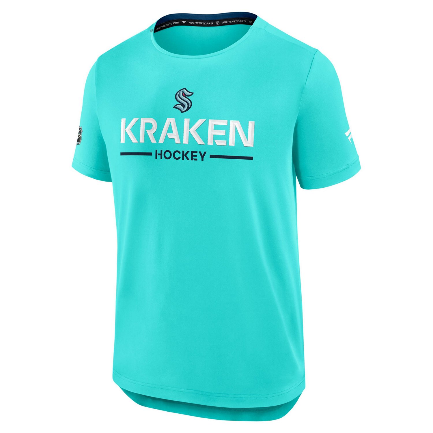 Fanatics Light Seattle Kraken Authentic Pro Rink Tech T-Shirt - view number 4