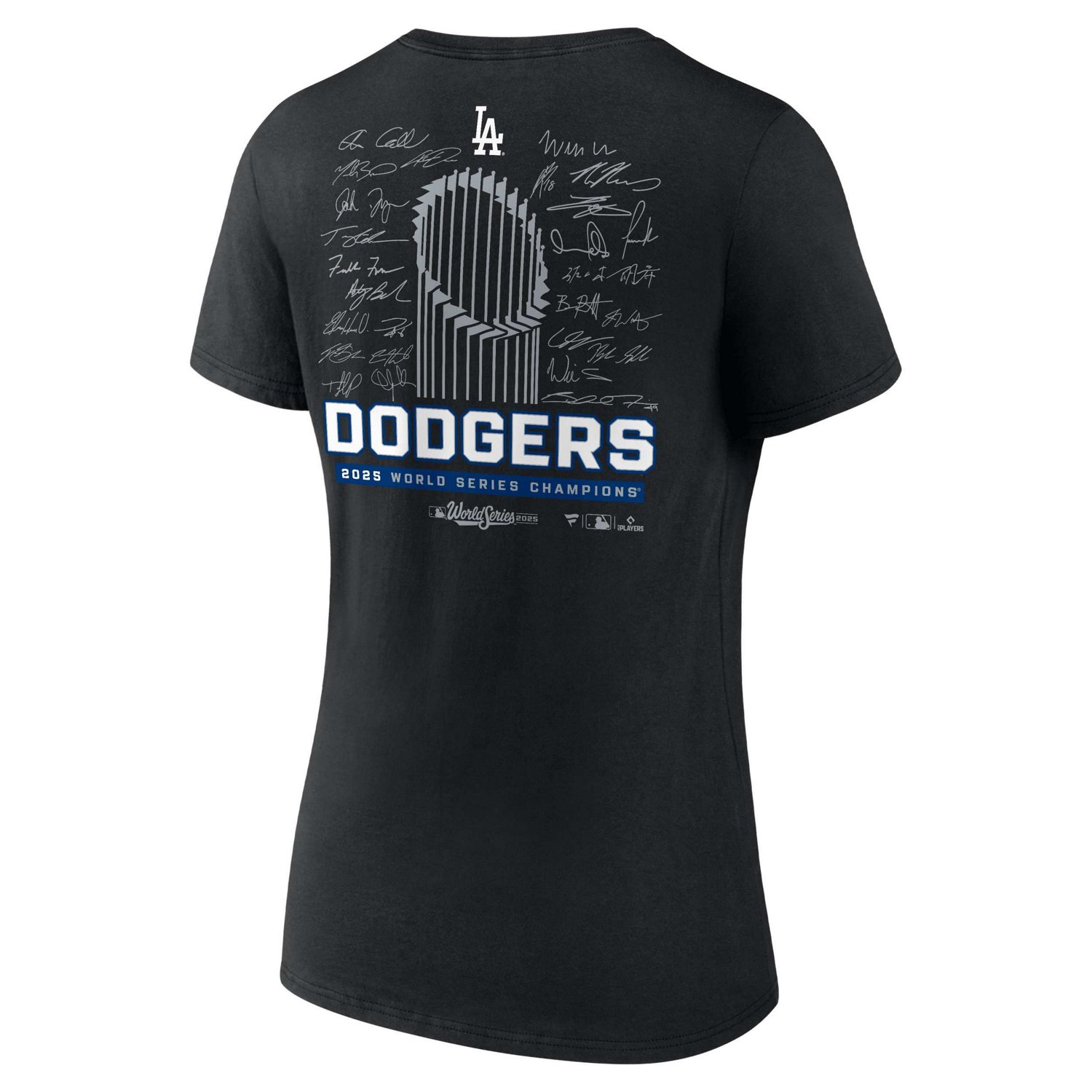 Fanatics Los Angeles Dodgers 2025 World Series Champions Signature Roster V-Neck T-Shirt - view number 3