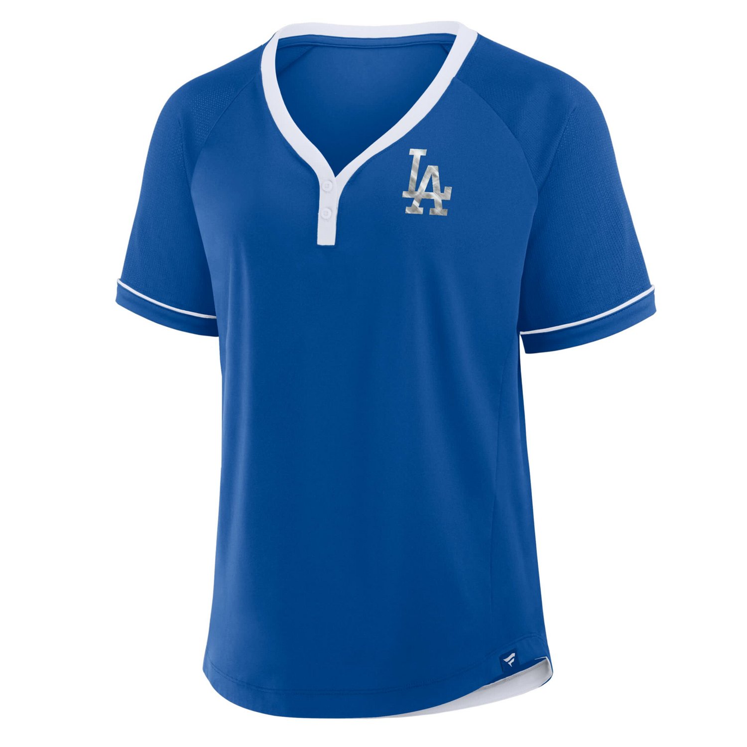 Fanatics Los Angeles Dodgers League Diva Star Raglan V-Neck T-Shirt - view number 2