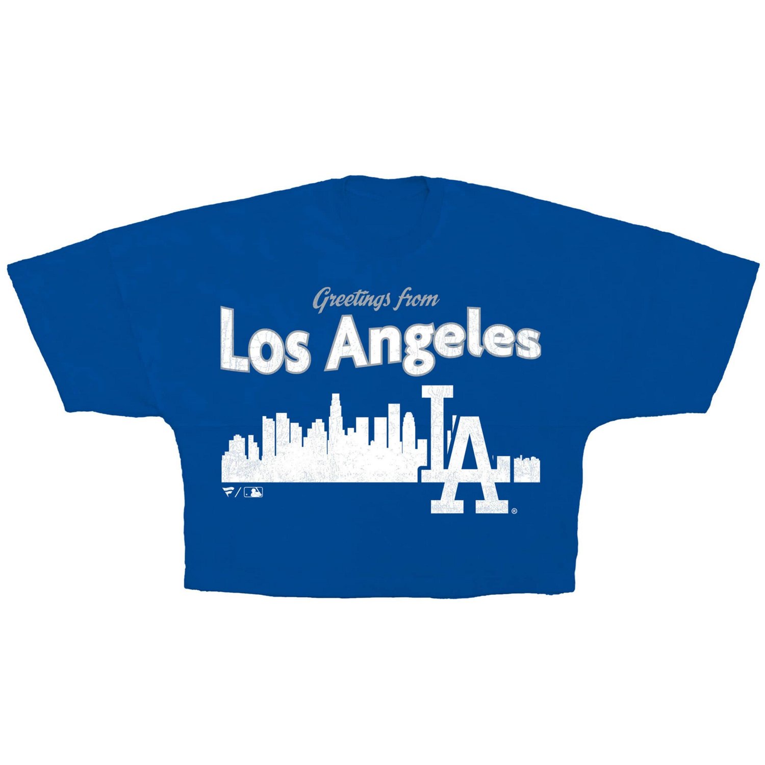 Fanatics Los Angeles Dodgers Skyline Crop T-Shirt - view number 2