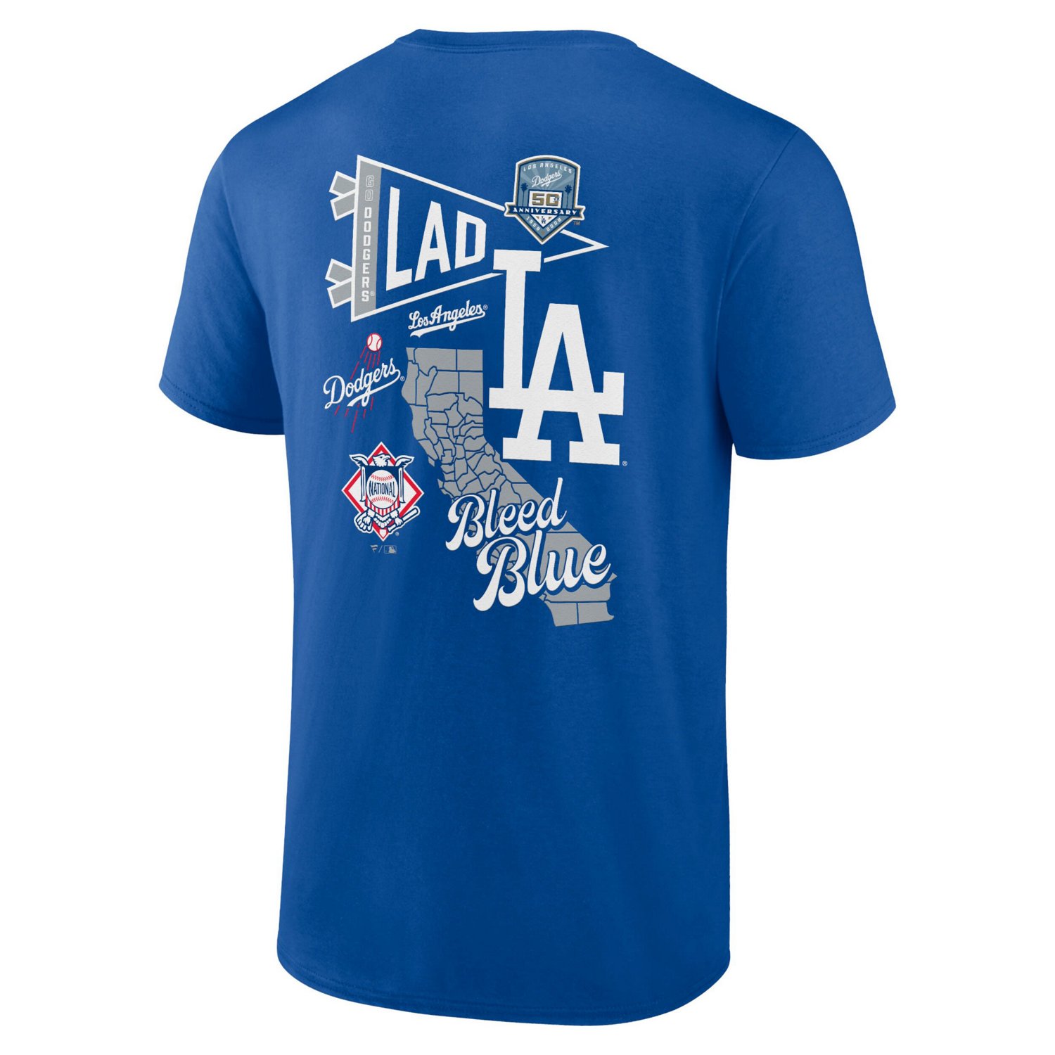Fanatics Los Angeles Dodgers Split Zone T-Shirt - view number 3