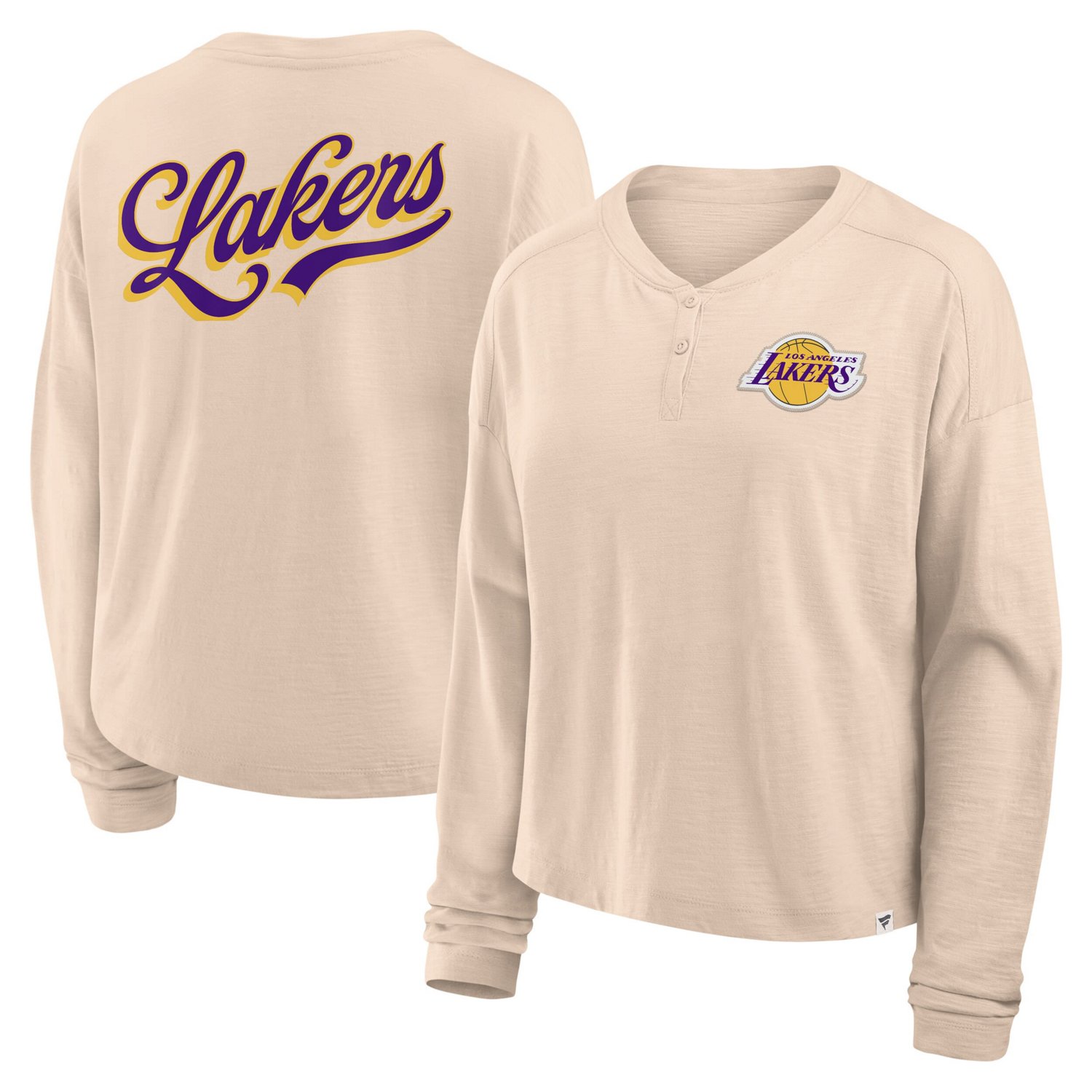Fanatics Los Angeles Lakers Boxed Out Drop Fashion Long Sleeve T-Shirt - view number 1