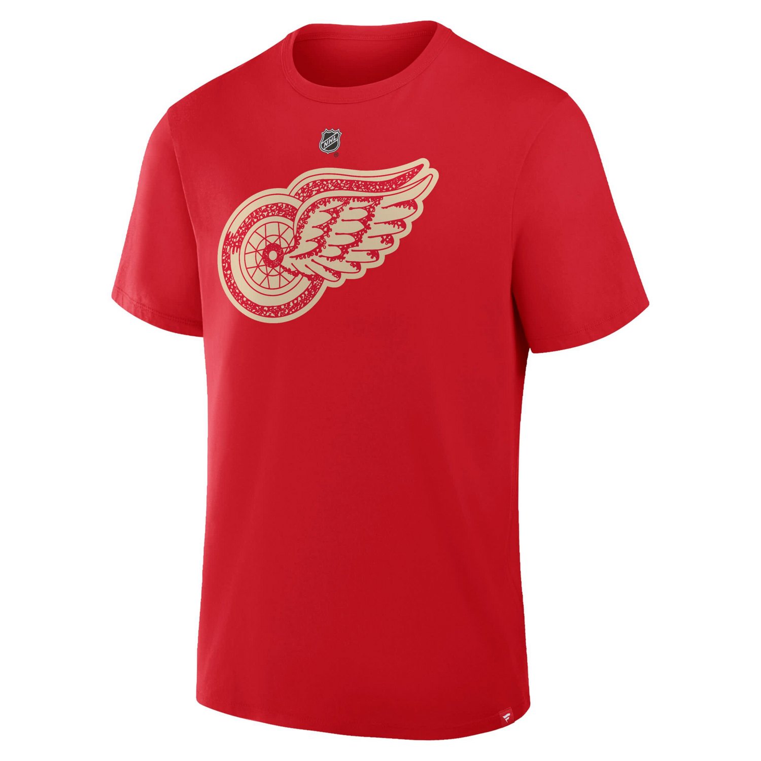Fanatics Lucas Raymond Detroit Wings Authentic Stack Name  Number T-Shirt - view number 2