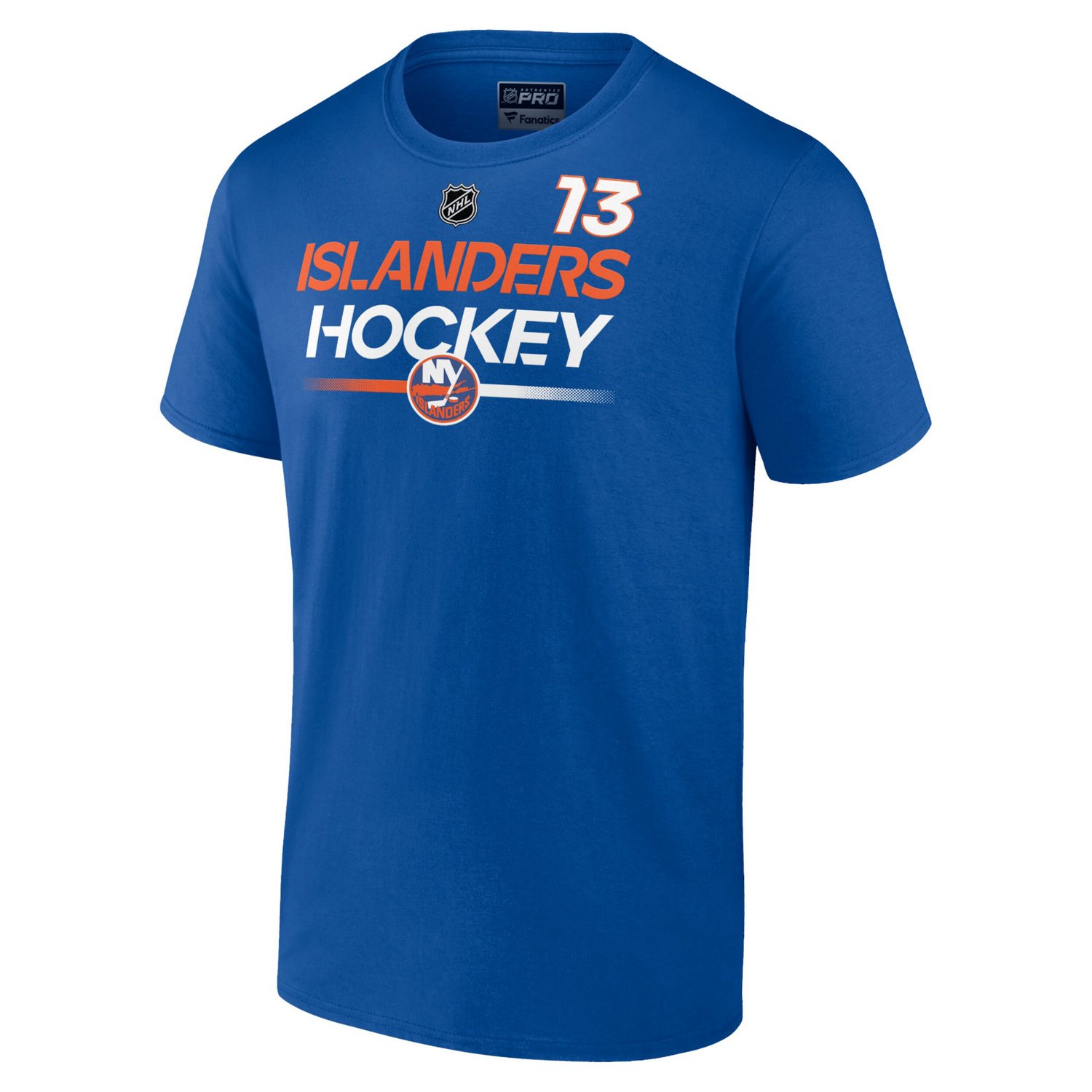 Fanatics Mathew Barzal New York Islanders Authentic Pro Prime Name  Number T-Shirt                                               - view number 2