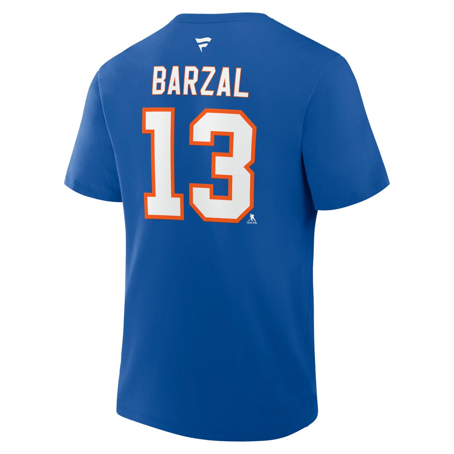 Fanatics Mathew Barzal New York Islanders Authentic Stack Name  Number T-Shirt - view number 3