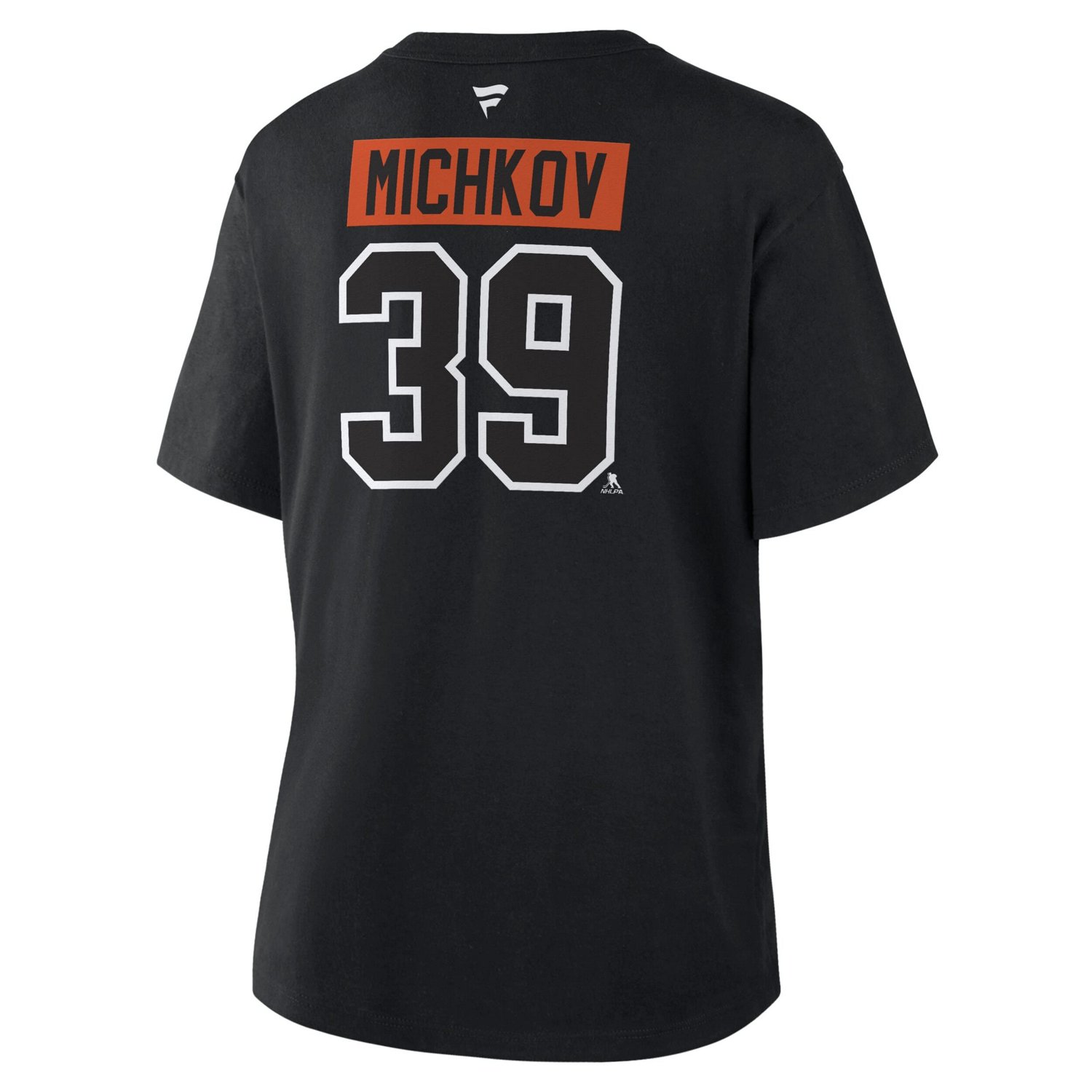 Fanatics Matvei Michkov Philadelphia Flyers Authentic Stack Name  Number T-Shirt - view number 3