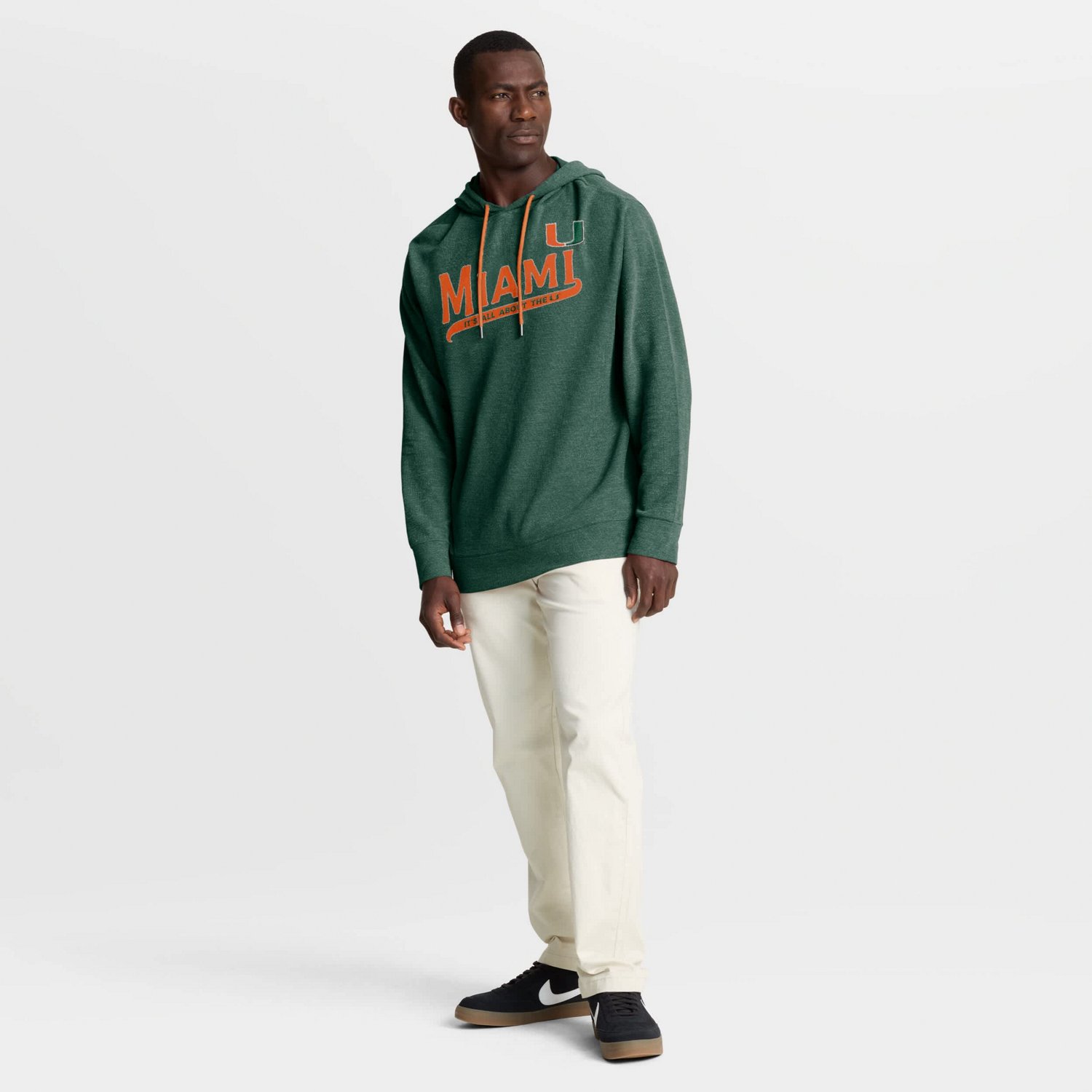 Fanatics Miami Hurricanes Hometown Premium Huddle Up Long Sleeve Hoodie T-Shirt - view number 3