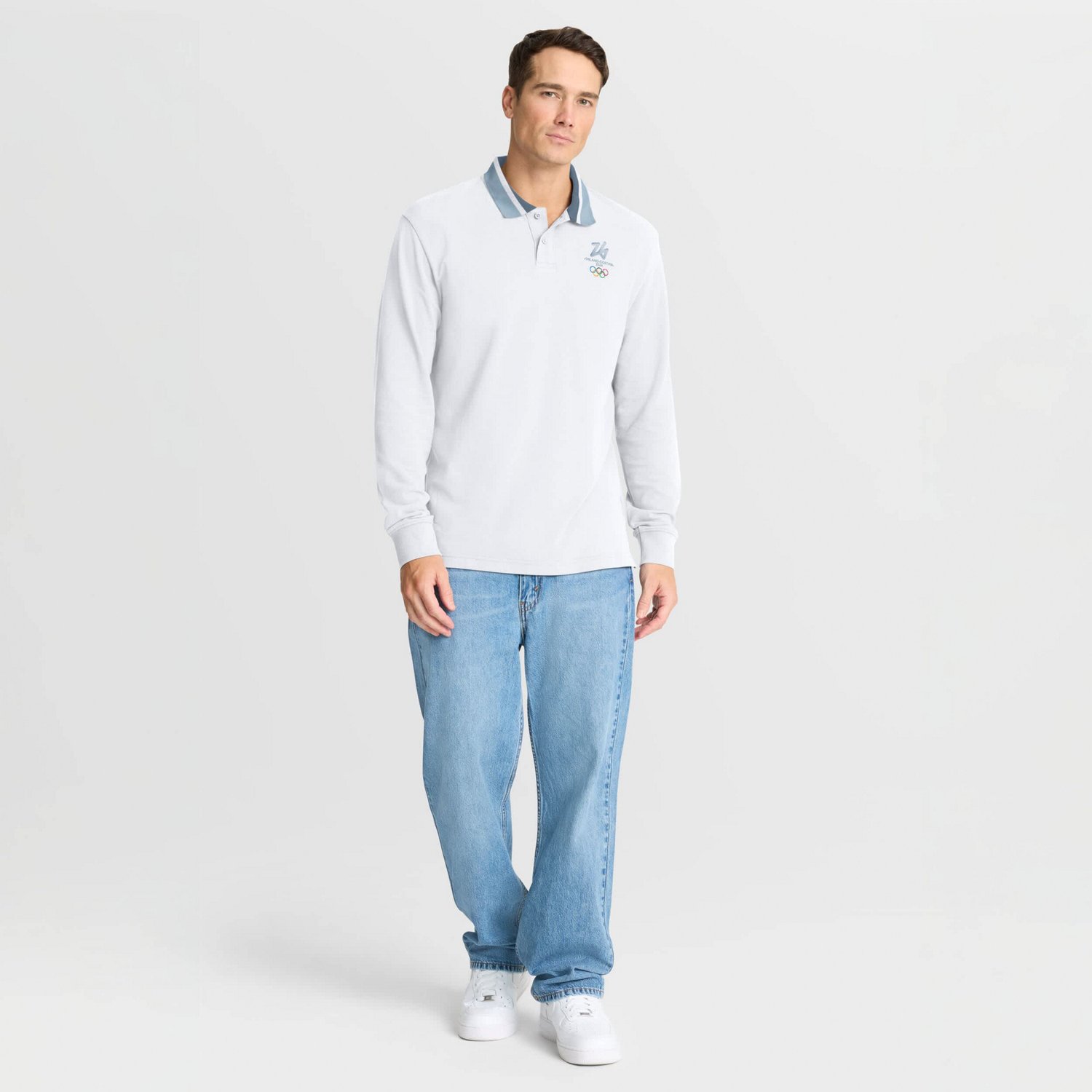 Fanatics Milano Cortina 2026 Winter Olympics Tipped Long Sleeve Polo - view number 3