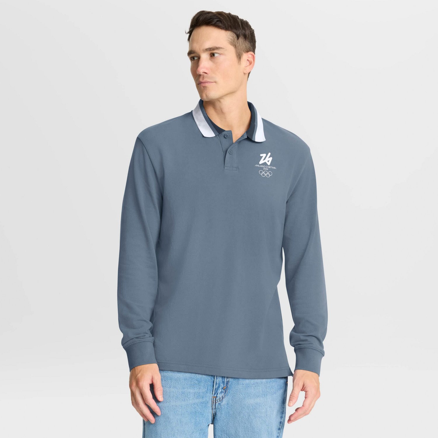 Fanatics Milano Cortina 2026 Winter Olympics Tipped Long Sleeve Polo