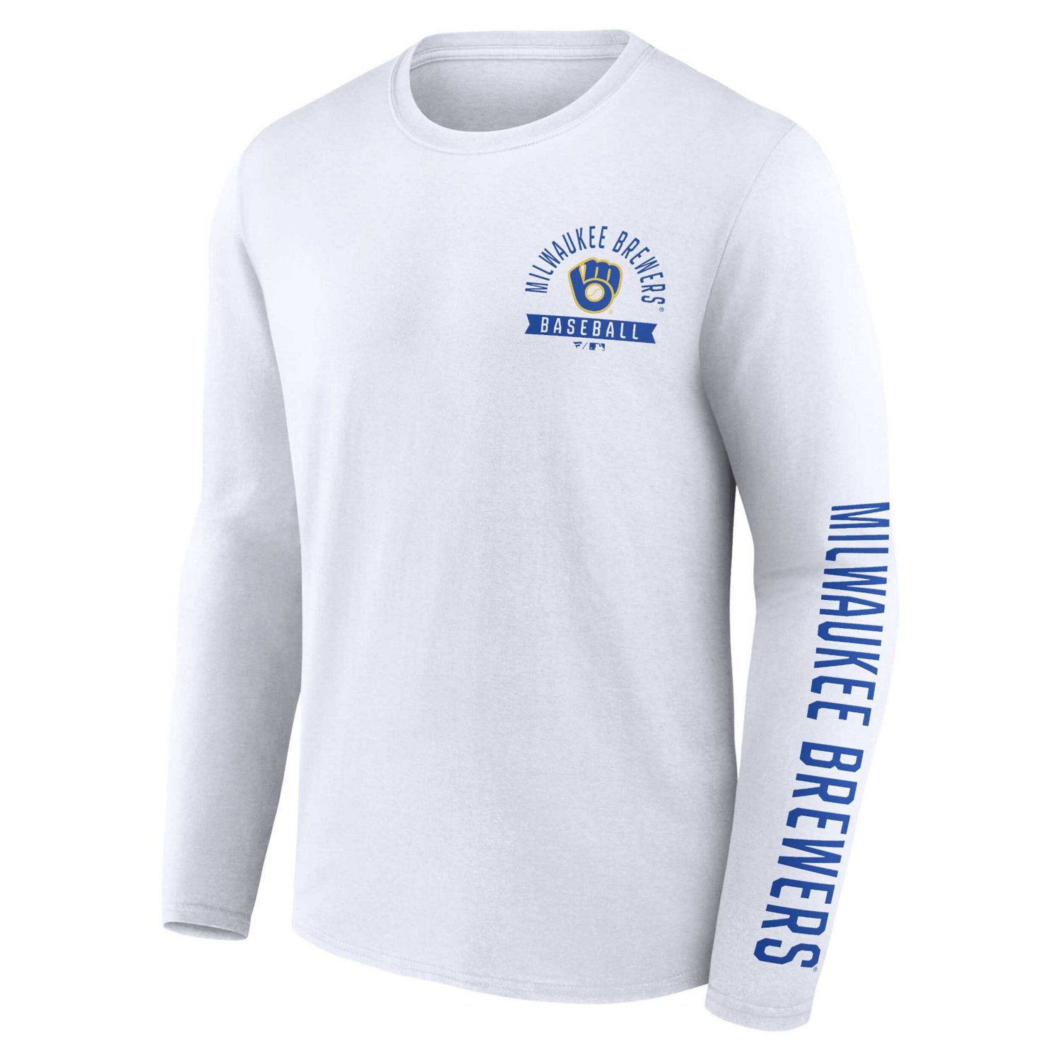 Fanatics Milwaukee Brewers Pressbox Long Sleeve T-Shirt - view number 2