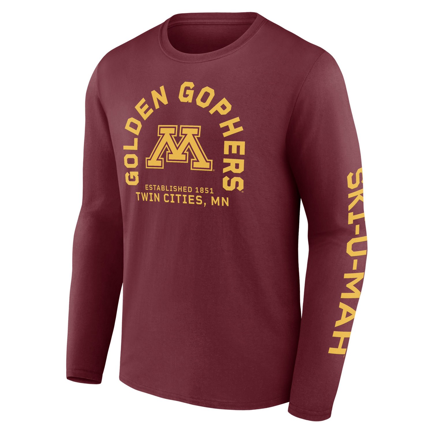 Fanatics Minnesota Golden Gophers Fundamentals Cotton Winning Team Long Sleeve T-Shirt - view number 2