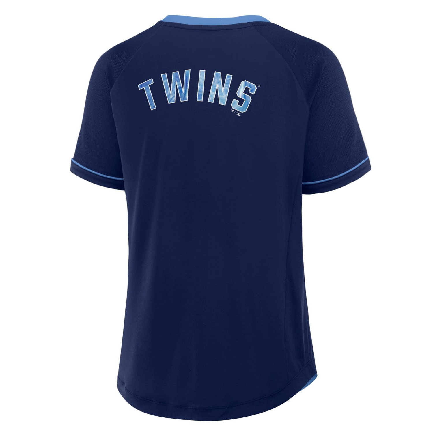 Fanatics Minnesota Twins Cooperstown Collection League Diva Raglan V-Neck T-Shirt                                                - view number 3