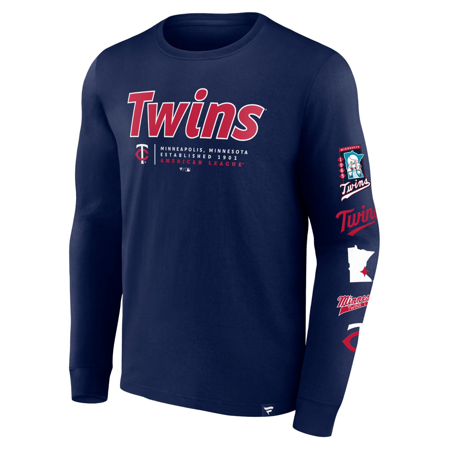 Fanatics Minnesota Twins Strike the Goal Long Sleeve T-Shirt - view number 2