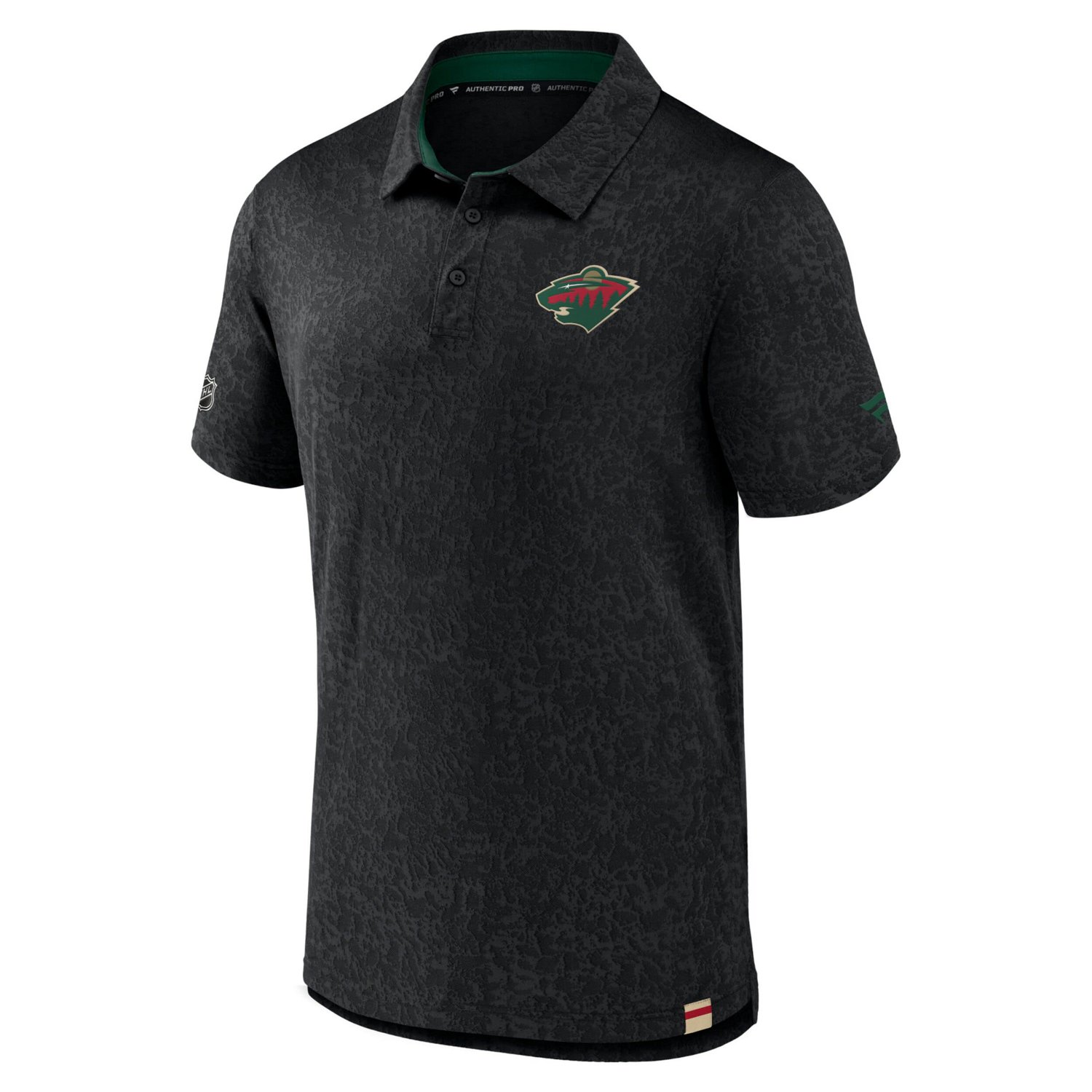 Fanatics Minnesota Wild Authentic Pro Jacquard Polo                                                                              - view number 2