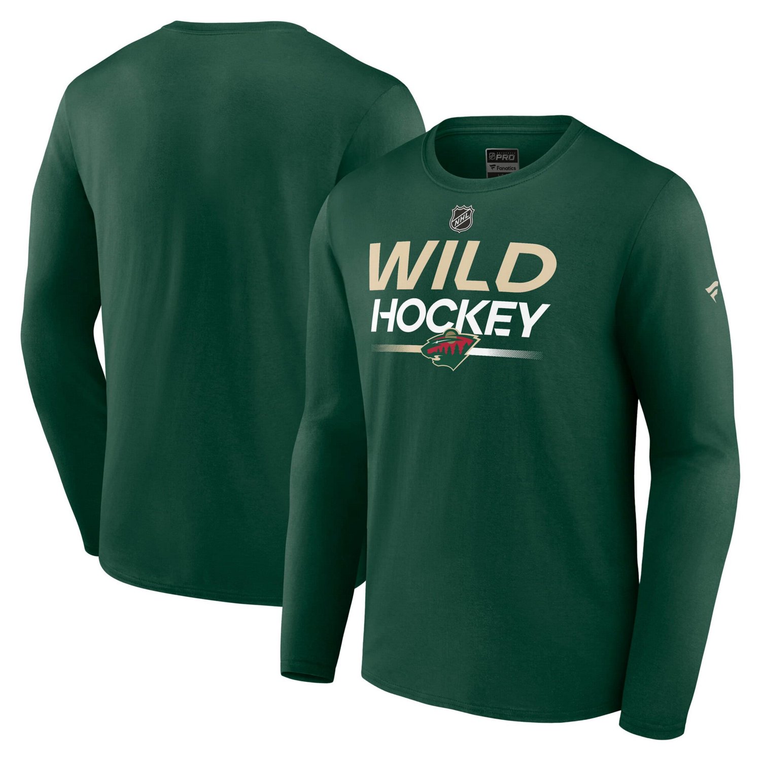 Fanatics Minnesota Wild Authentic Pro Primary Long Sleeve T-Shirt - view number 1